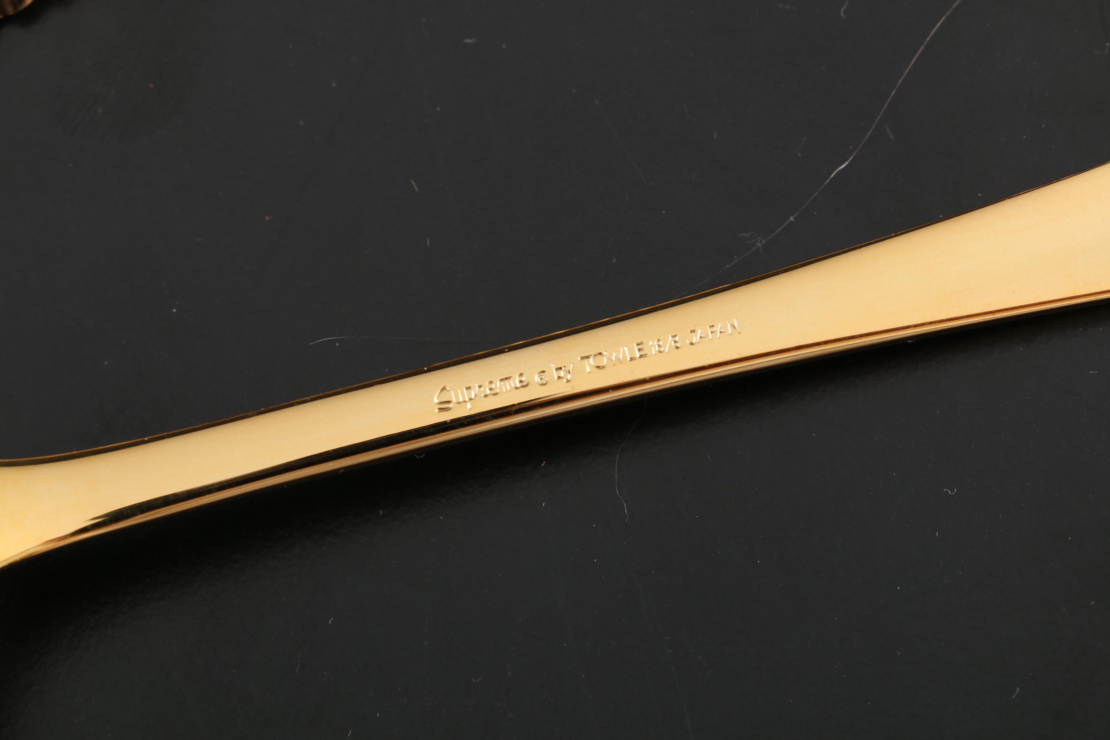 Supreme by Towle "Gold Aristocrat" Gold Plate Stainless Steel Flatware for Ten