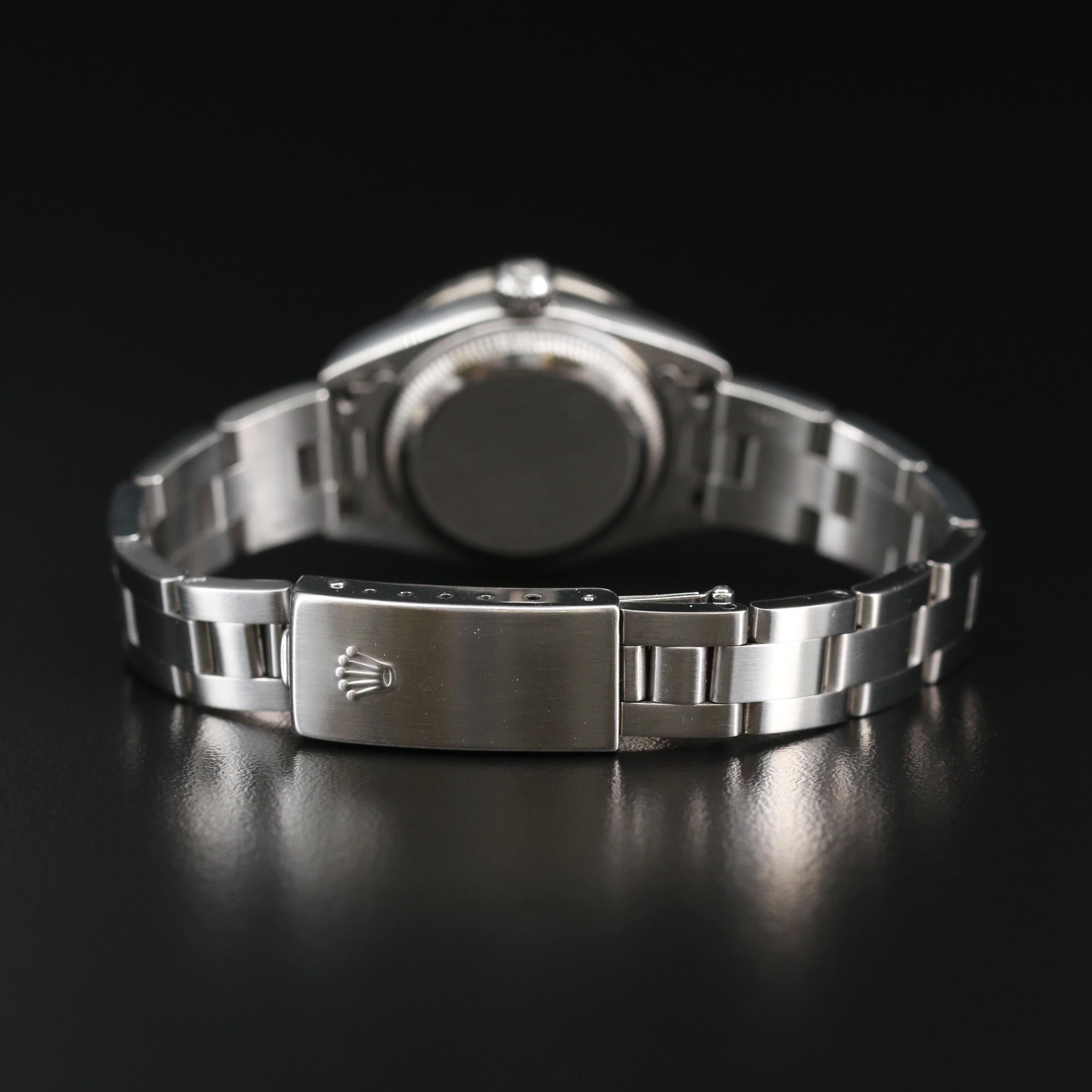 2000 Rolex Datejust 18K and Stainless Steel Diamond Automatic Watch