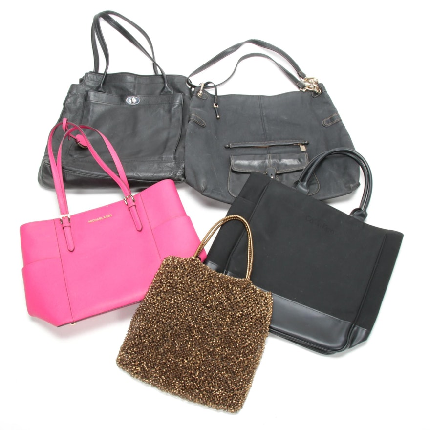 Anteprima Wire Bag, Michael Kors Pink Saffiano, Calvin Klein and More Handbags