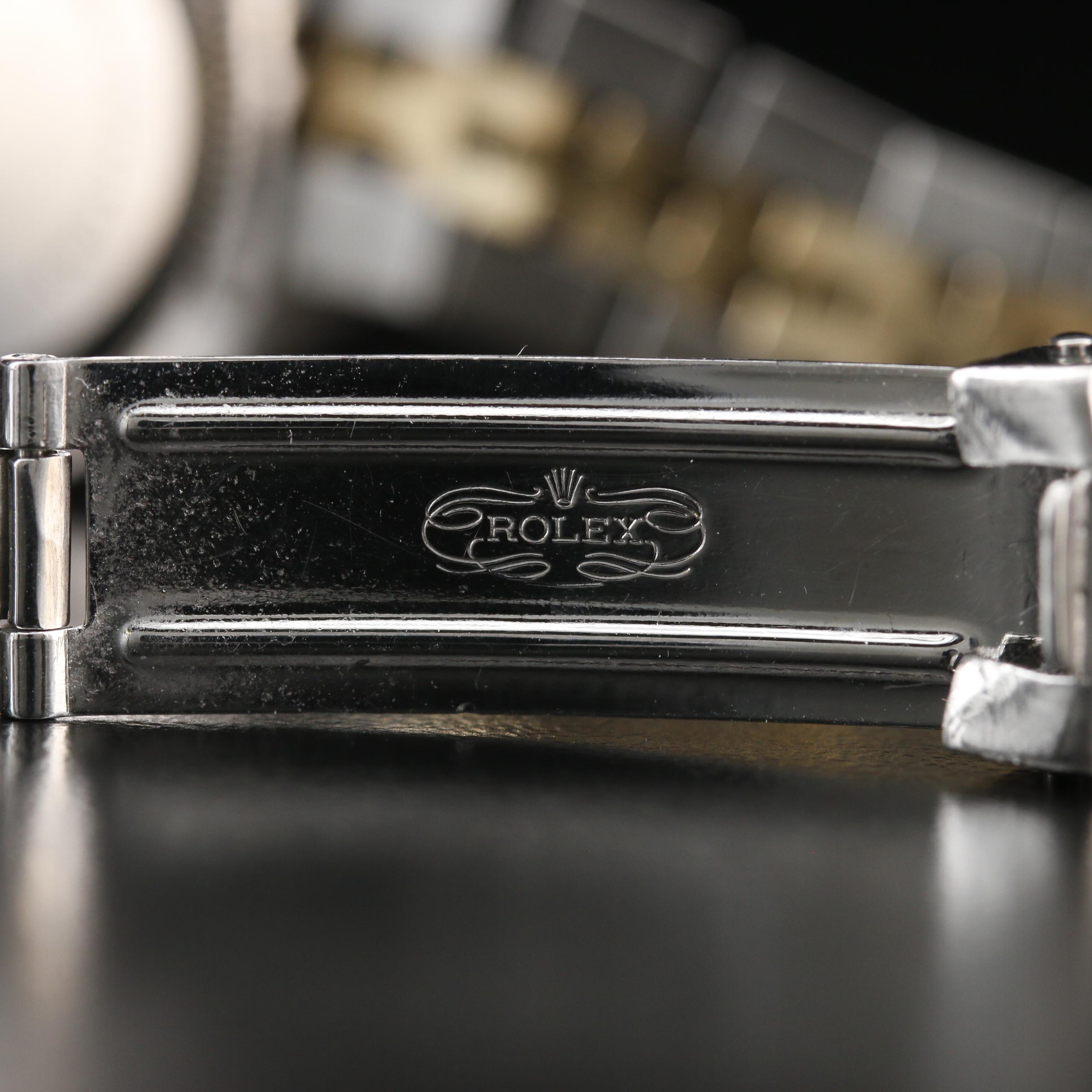 1981 Rolex Datejust  14K , 18K and Stainless Steel Diamond Automatic Watch