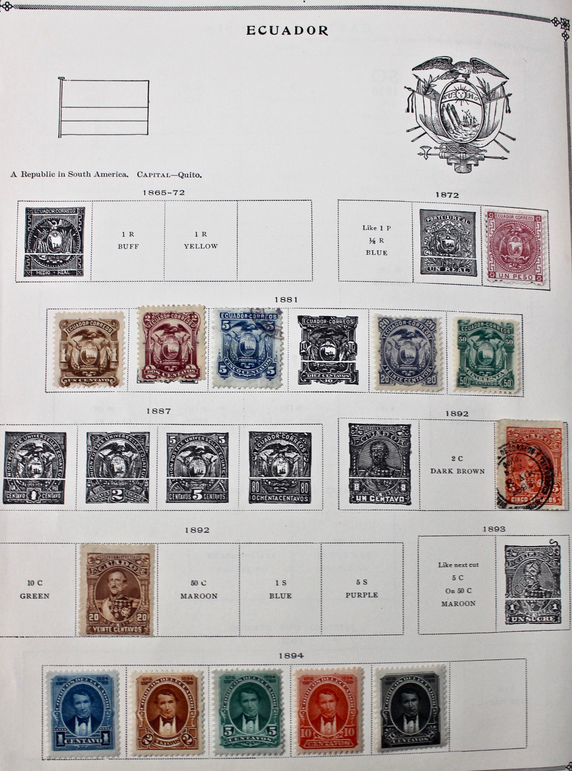 International Postage Stamp Album, Late 19th to Early 20th Century