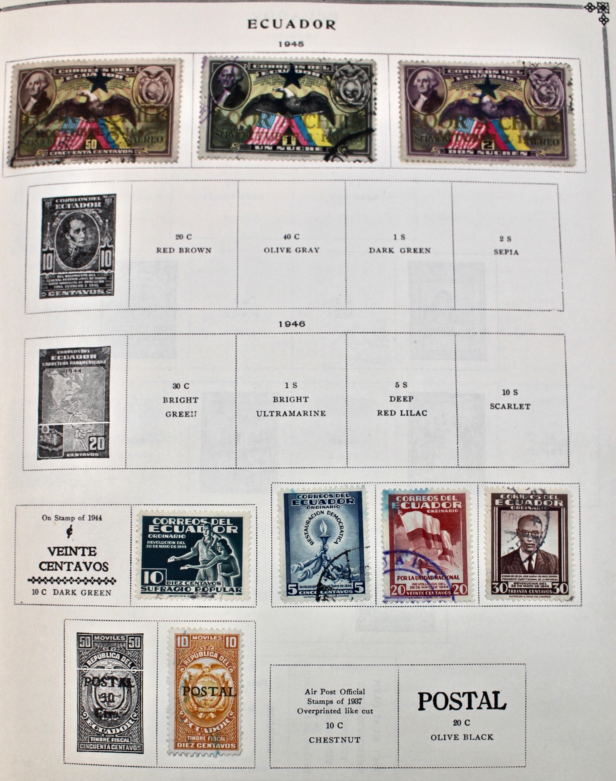 International Postage Stamp Album, Late 19th to Early 20th Century