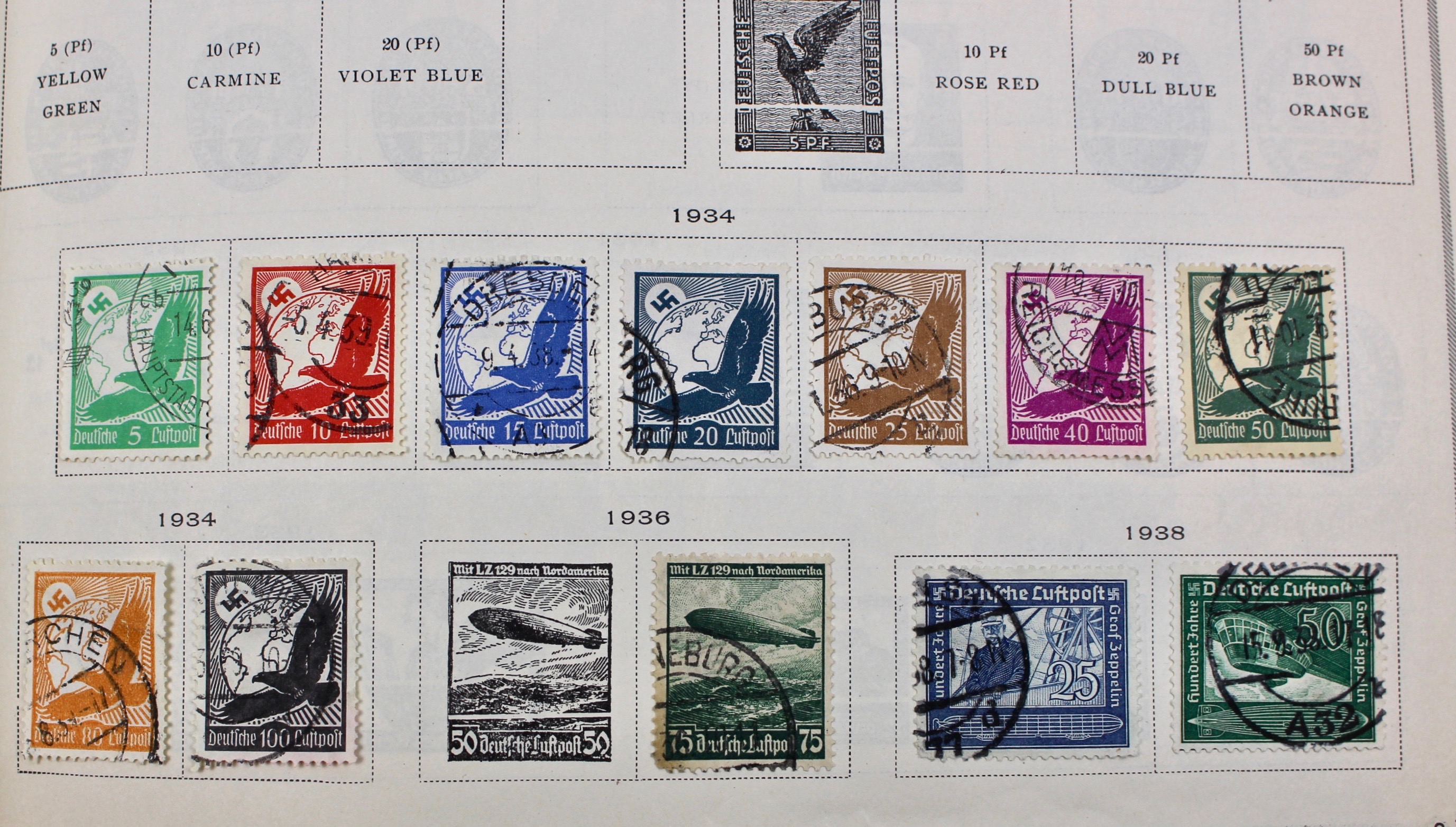 International Postage Stamp Album, Late 19th to Early 20th Century