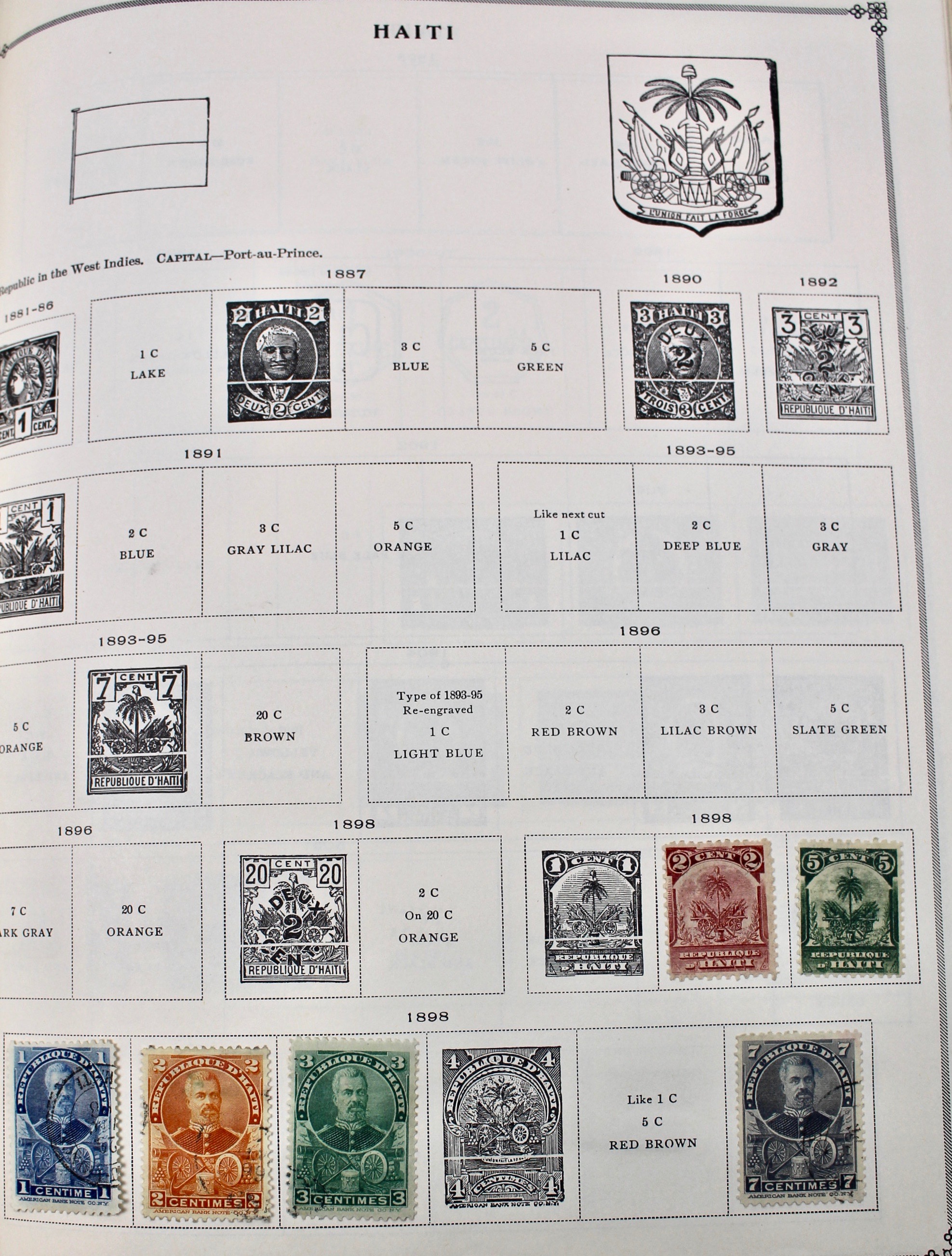 International Postage Stamp Album, Late 19th to Early 20th Century