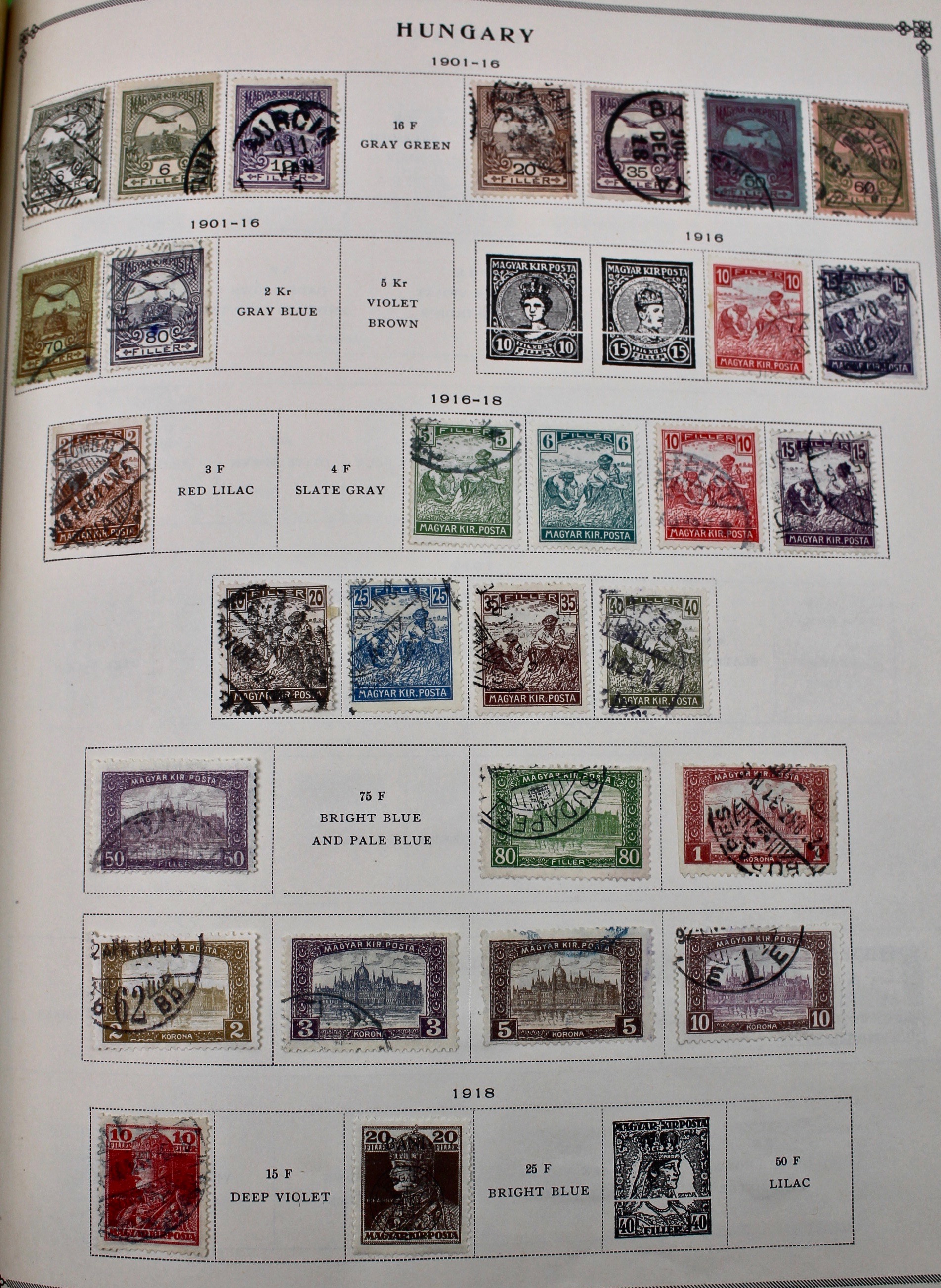 International Postage Stamp Album, Late 19th to Early 20th Century