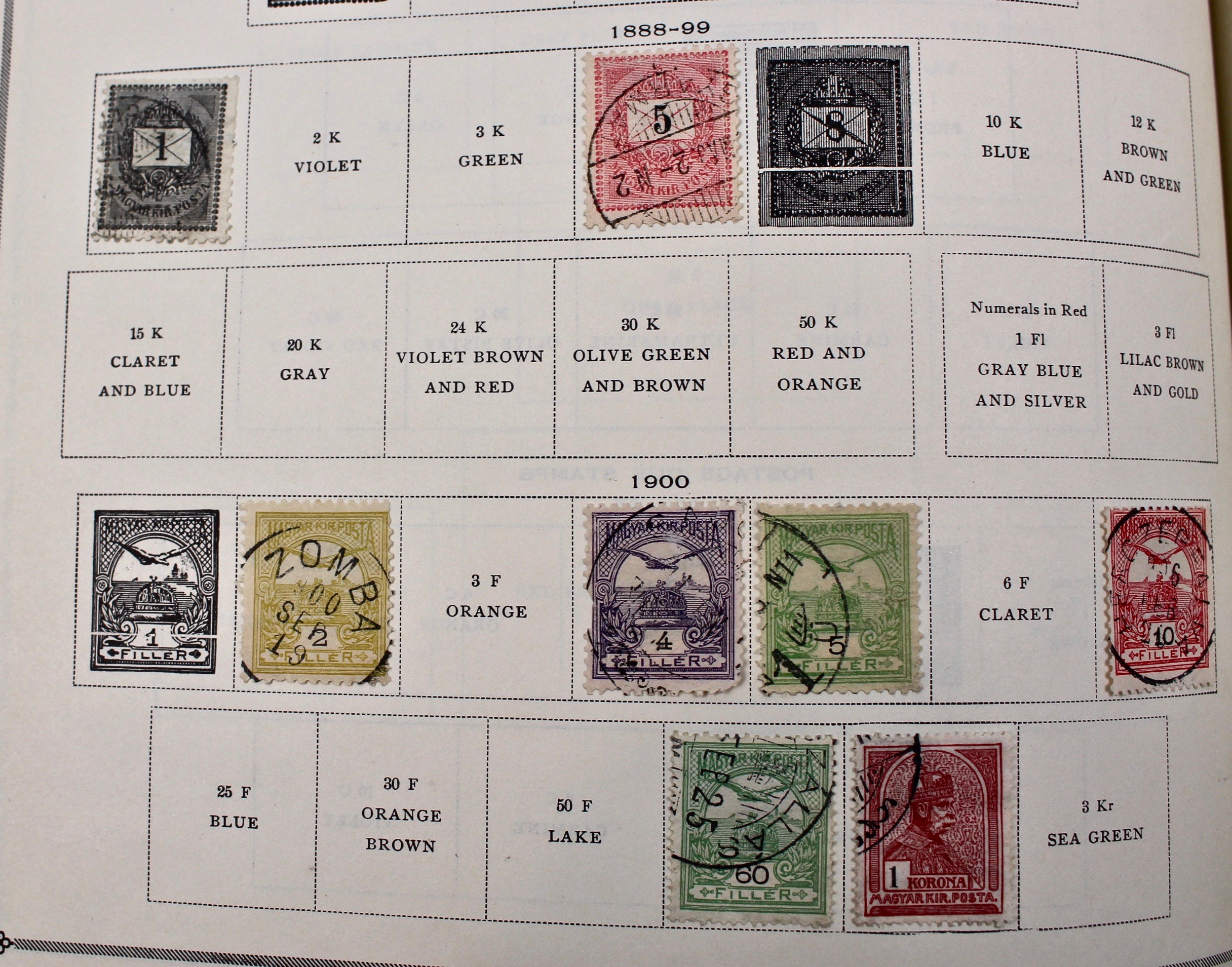 International Postage Stamp Album, Late 19th to Early 20th Century