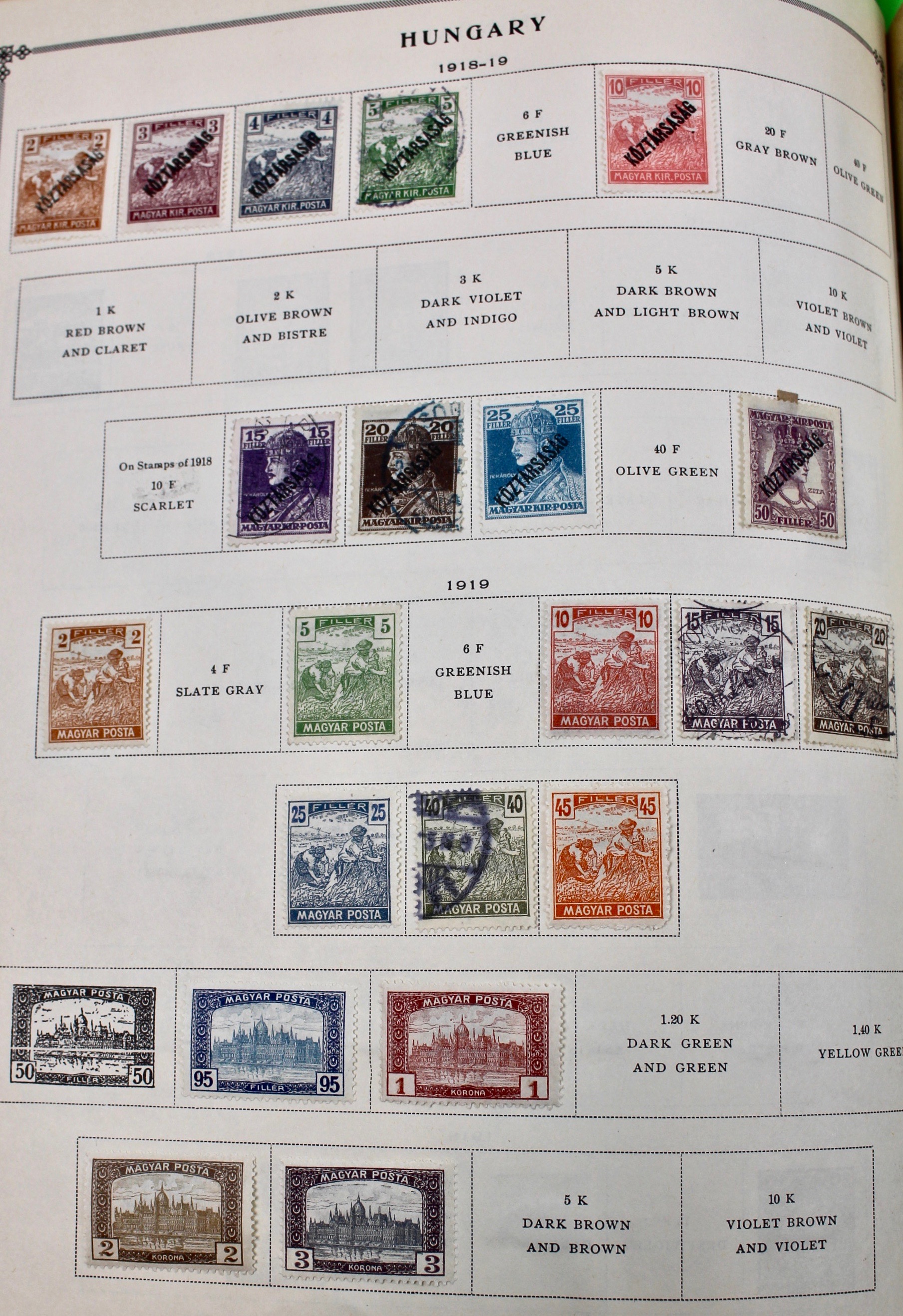 International Postage Stamp Album, Late 19th to Early 20th Century