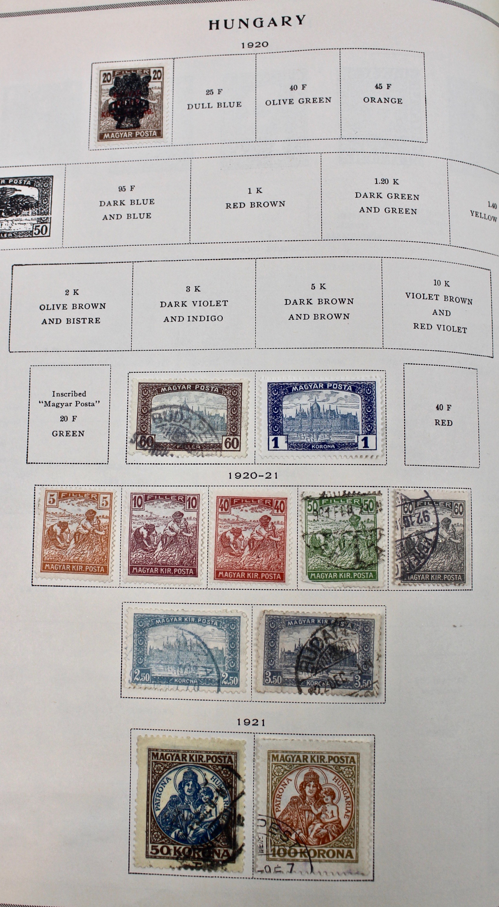 International Postage Stamp Album, Late 19th to Early 20th Century