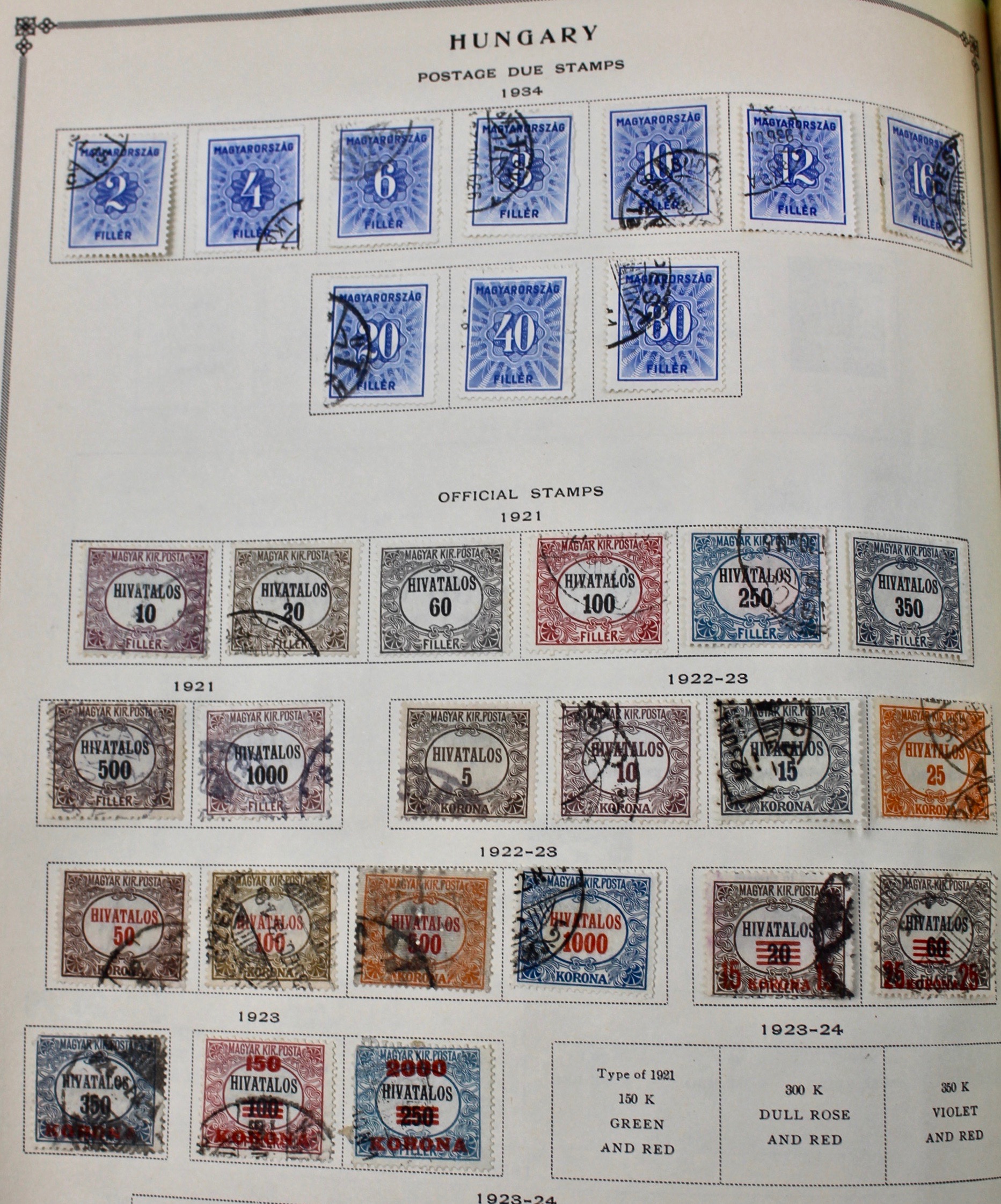 International Postage Stamp Album, Late 19th to Early 20th Century