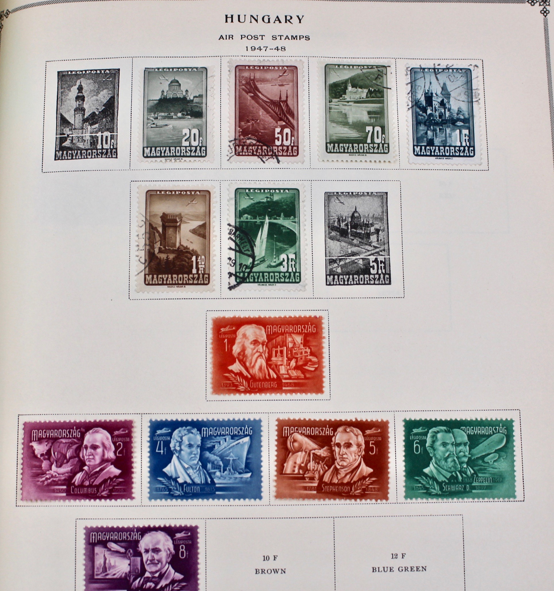International Postage Stamp Album, Late 19th to Early 20th Century