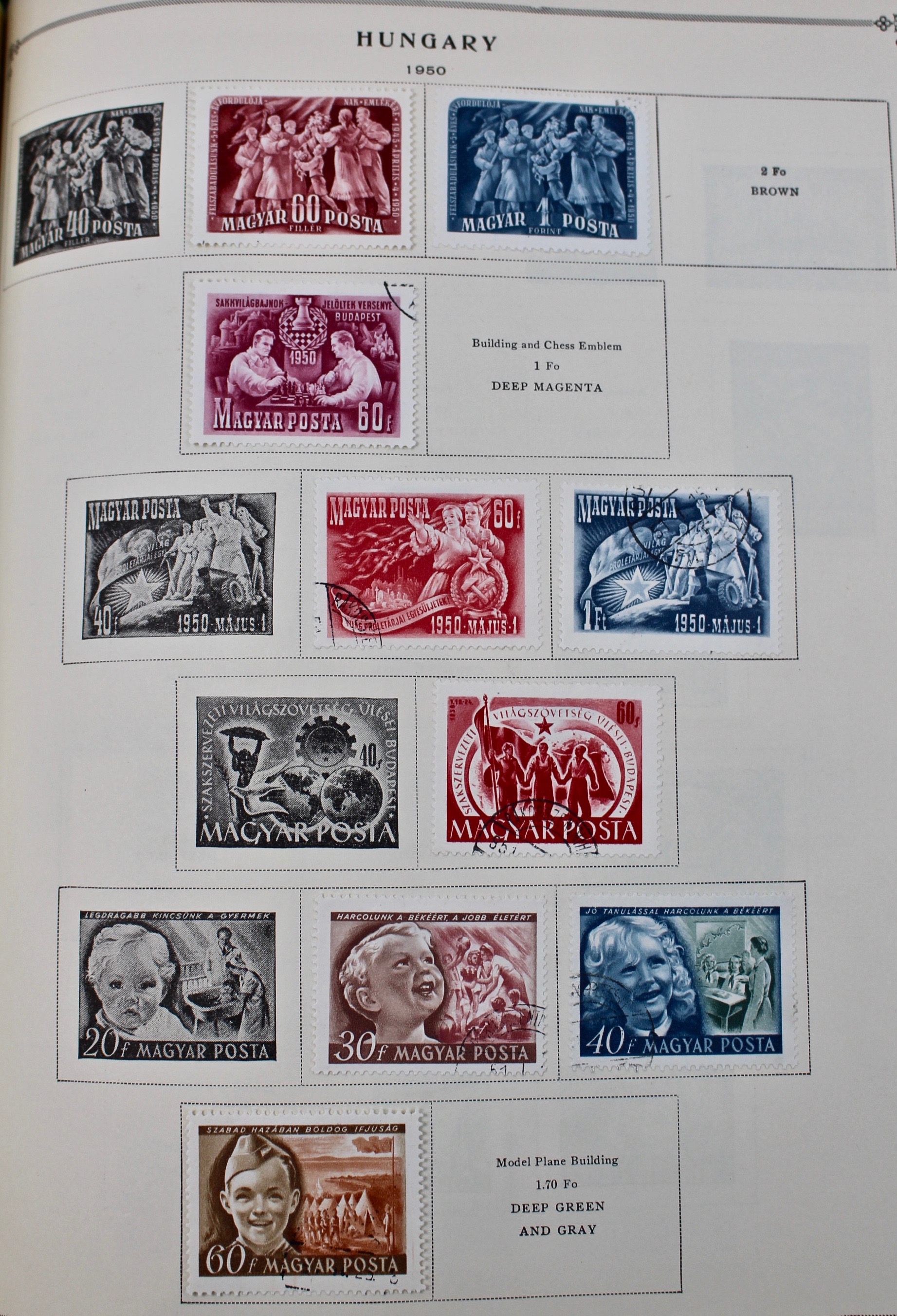 International Postage Stamp Album, Late 19th to Early 20th Century