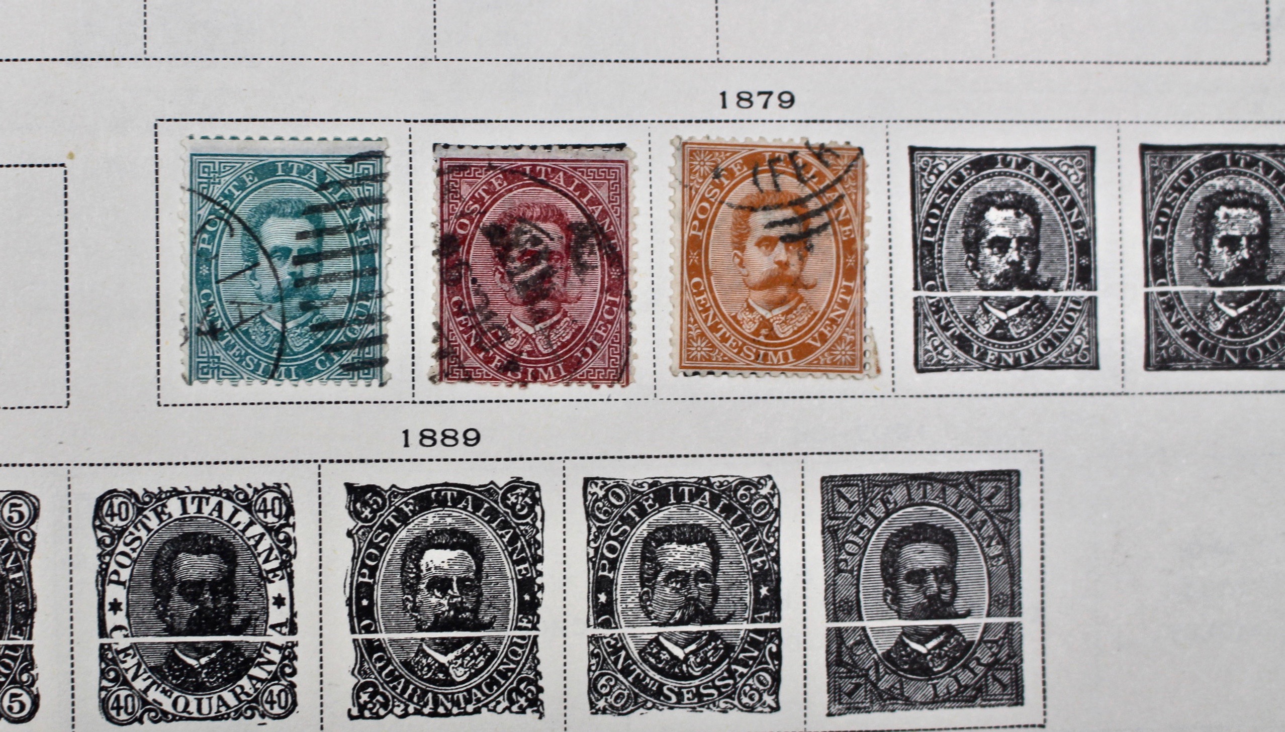 International Postage Stamp Album, Late 19th to Early 20th Century