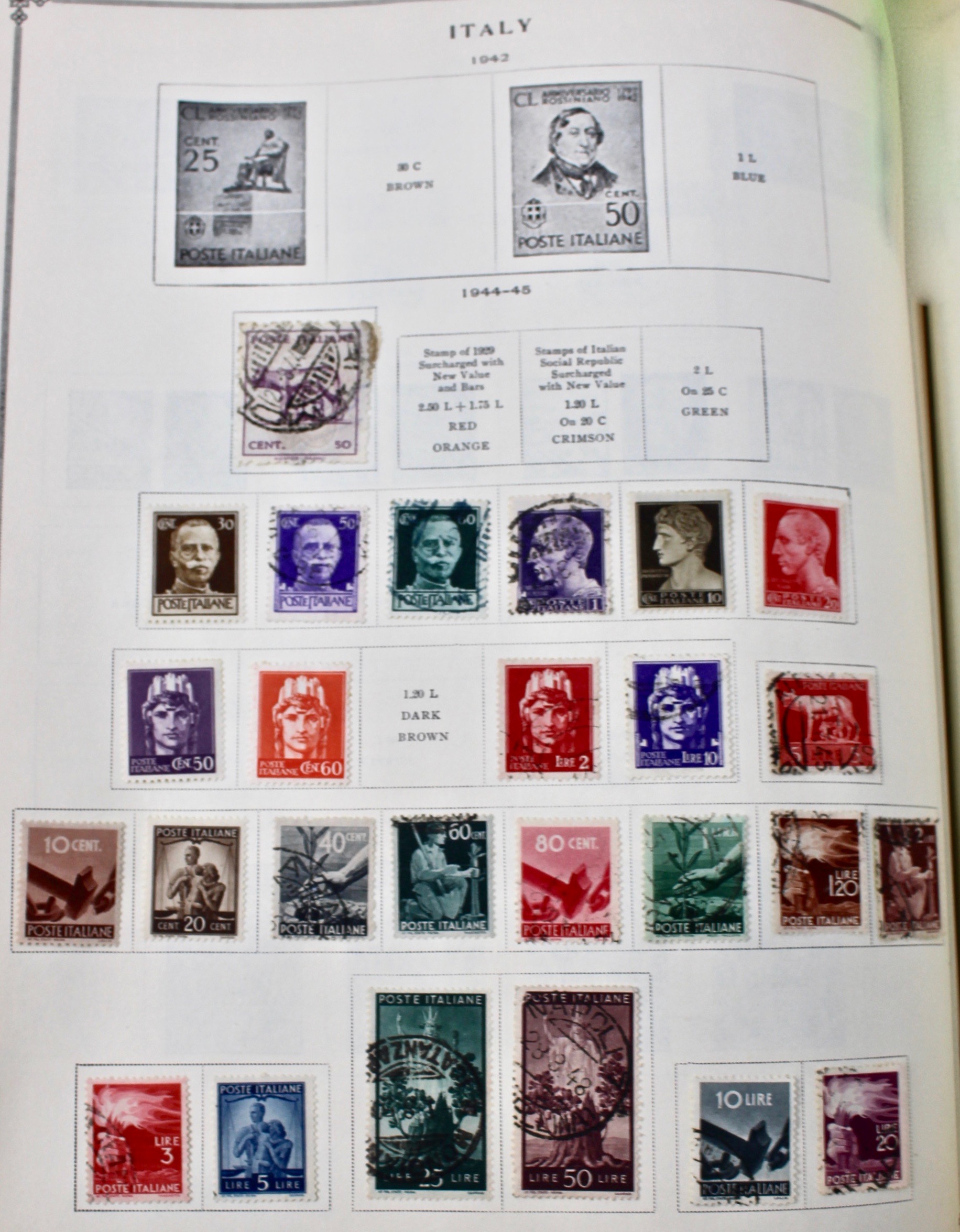 International Postage Stamp Album, Late 19th to Early 20th Century