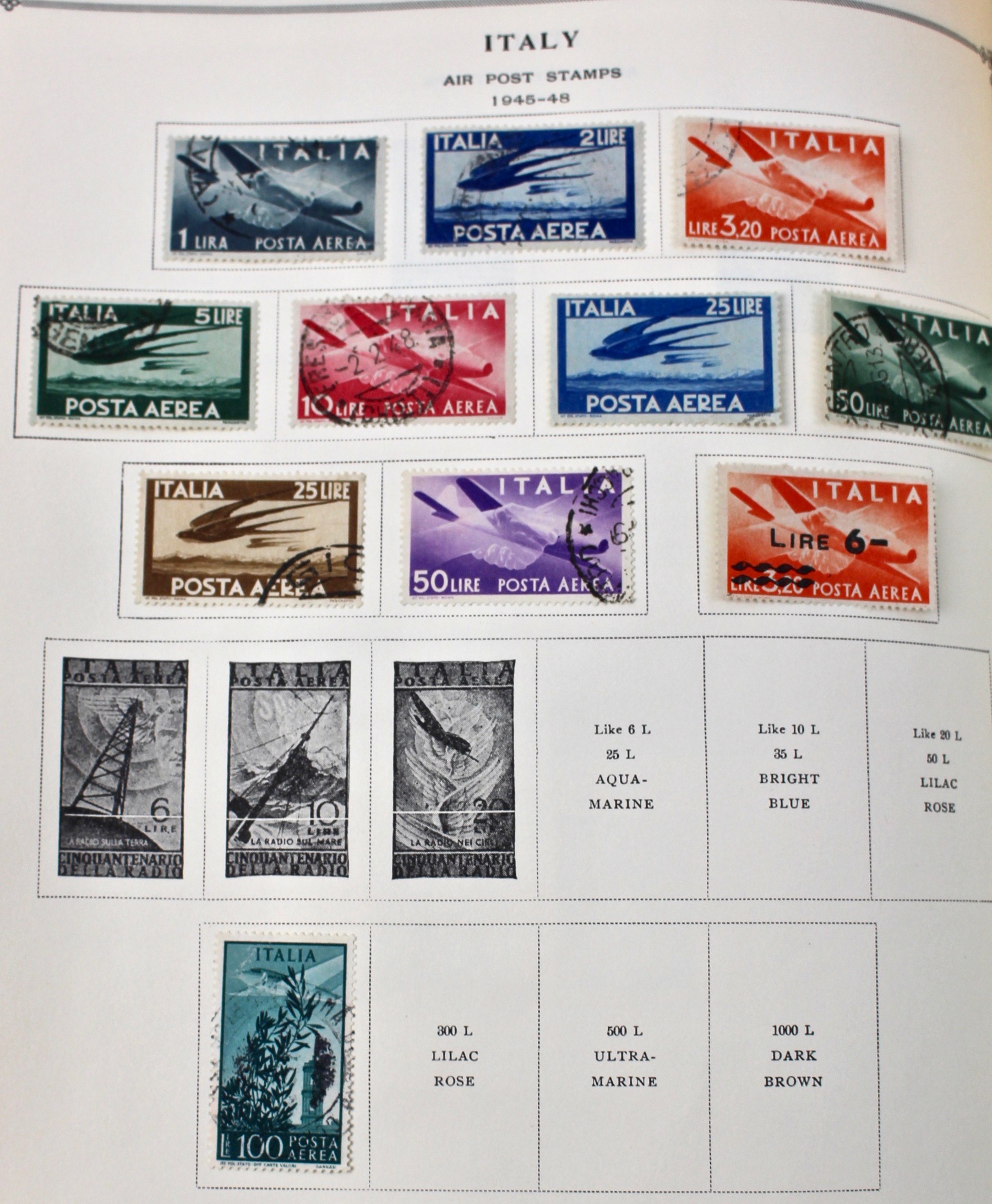 International Postage Stamp Album, Late 19th to Early 20th Century