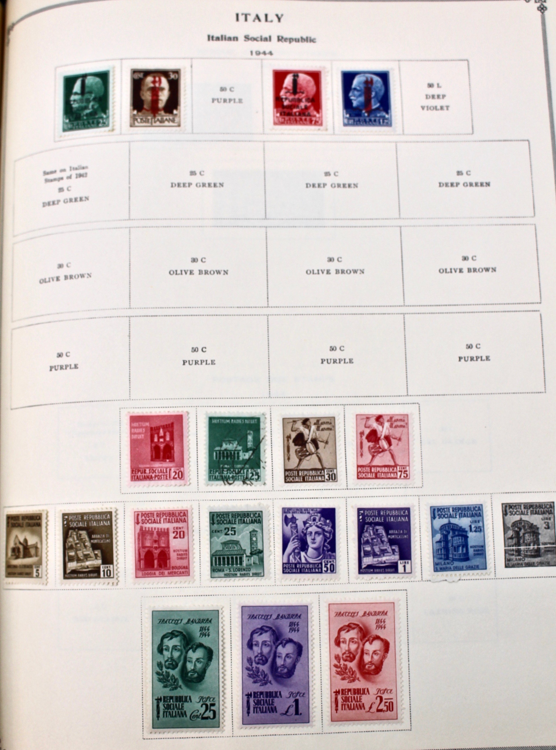 International Postage Stamp Album, Late 19th to Early 20th Century