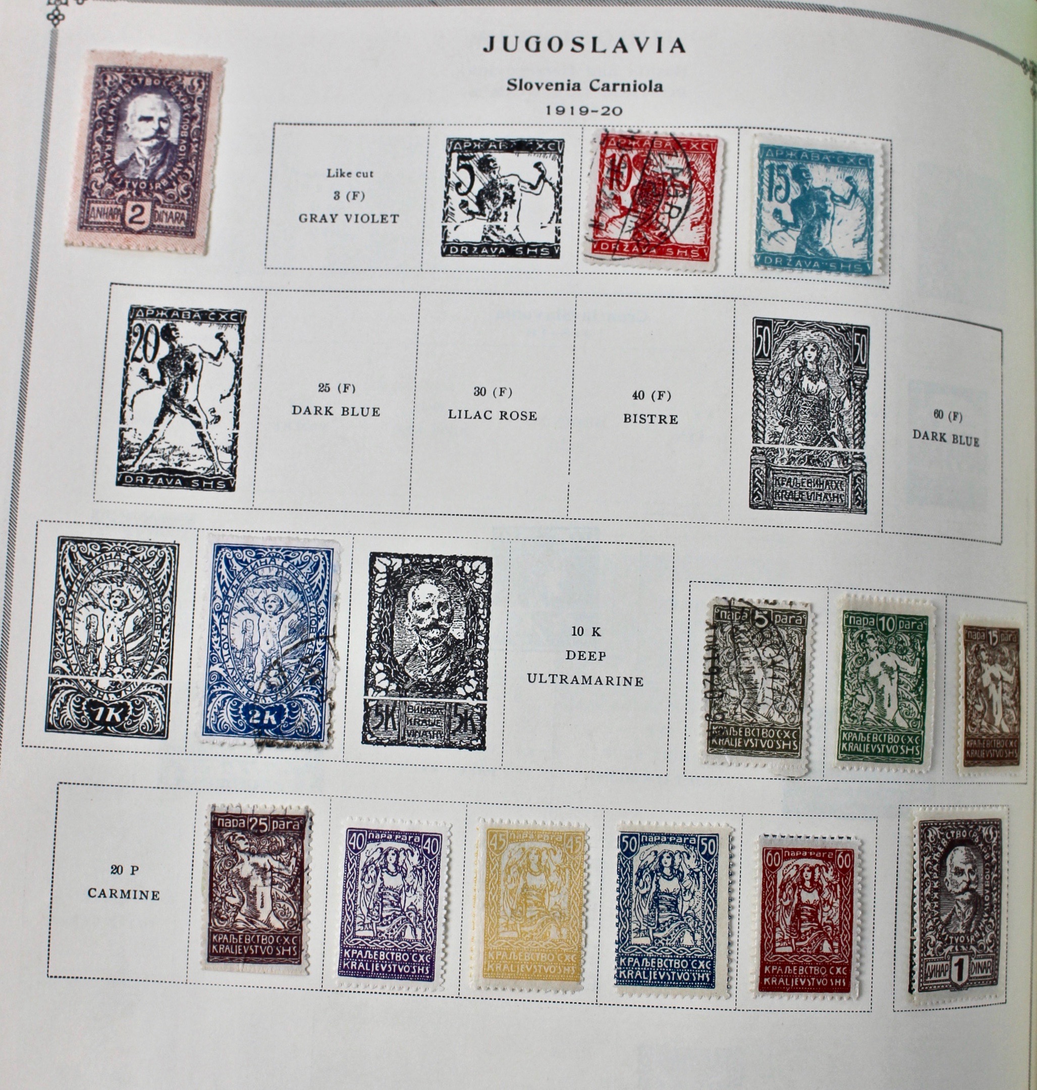 International Postage Stamp Album, Late 19th to Early 20th Century