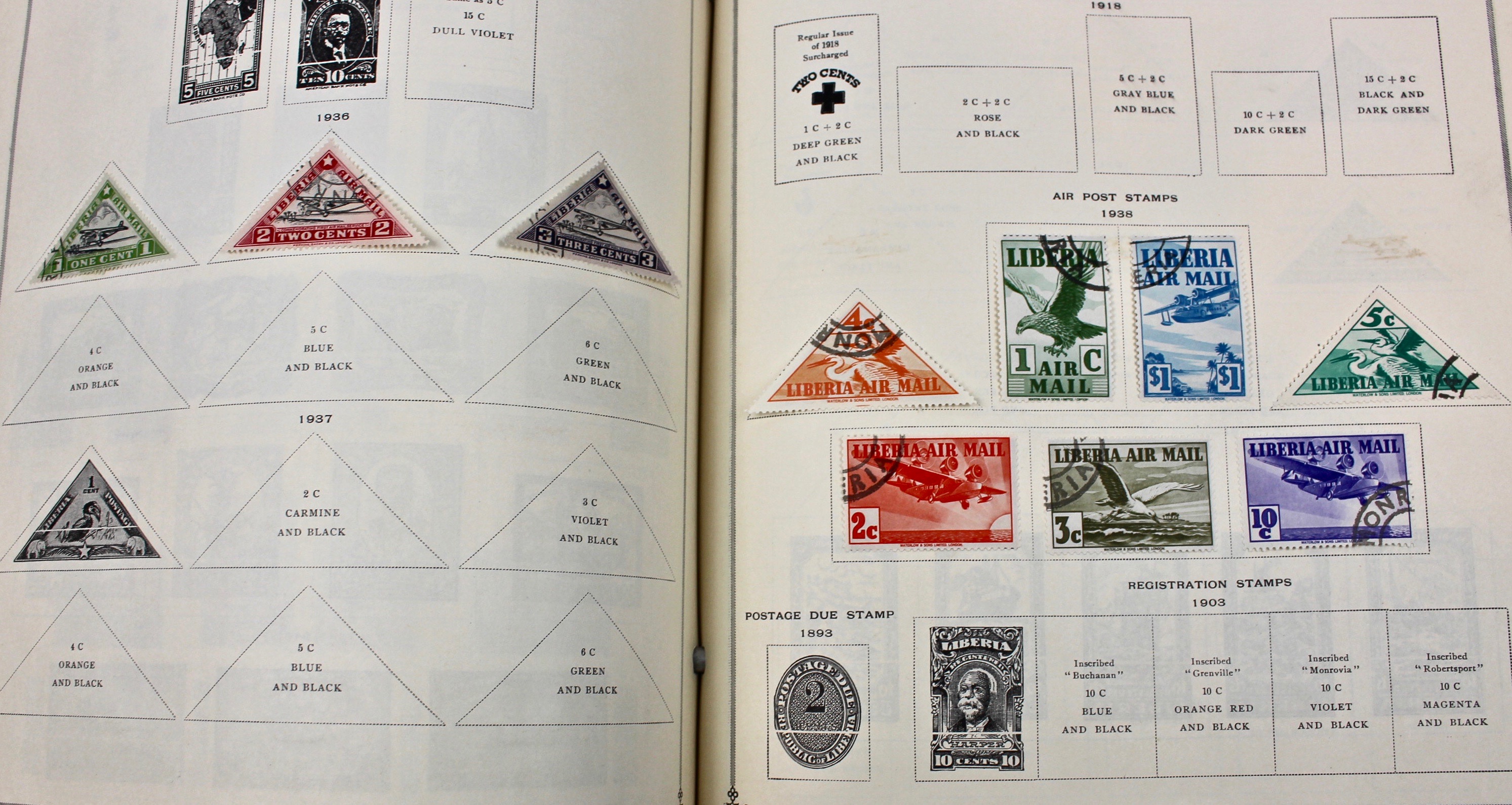 International Postage Stamp Album, Late 19th to Early 20th Century