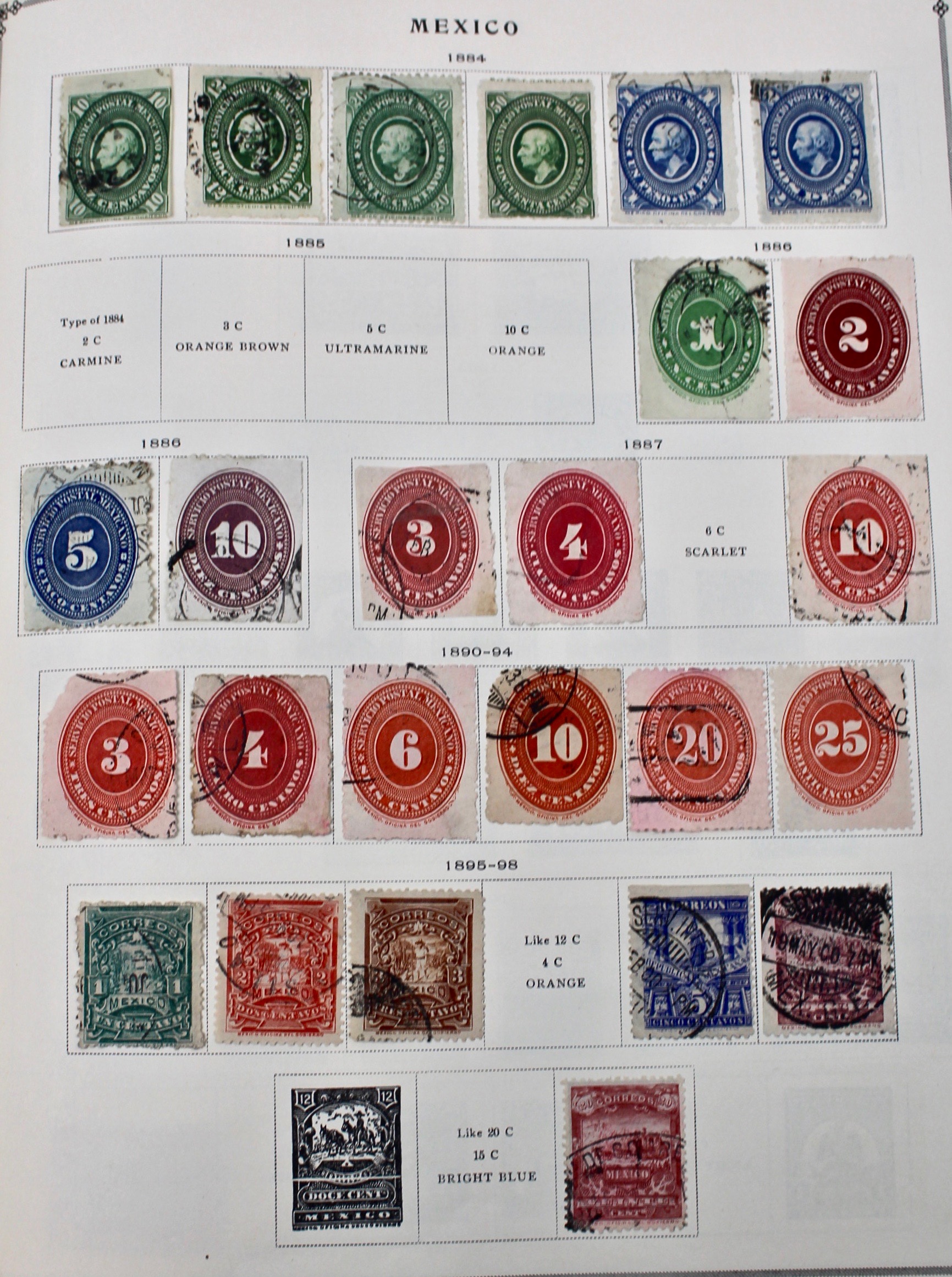 International Postage Stamp Album, Late 19th to Early 20th Century