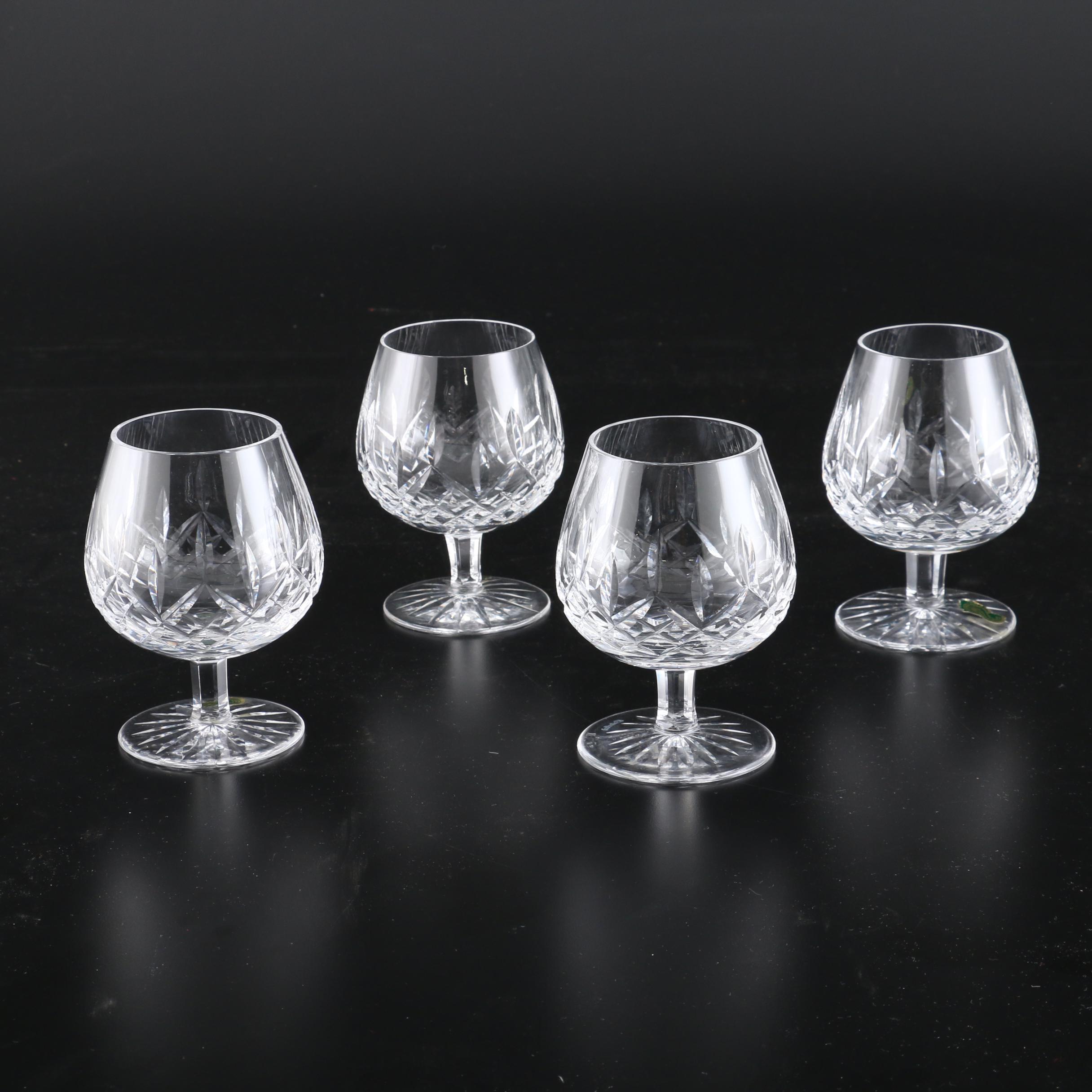 Waterford Crystal "Lismore" Brandy Glasses