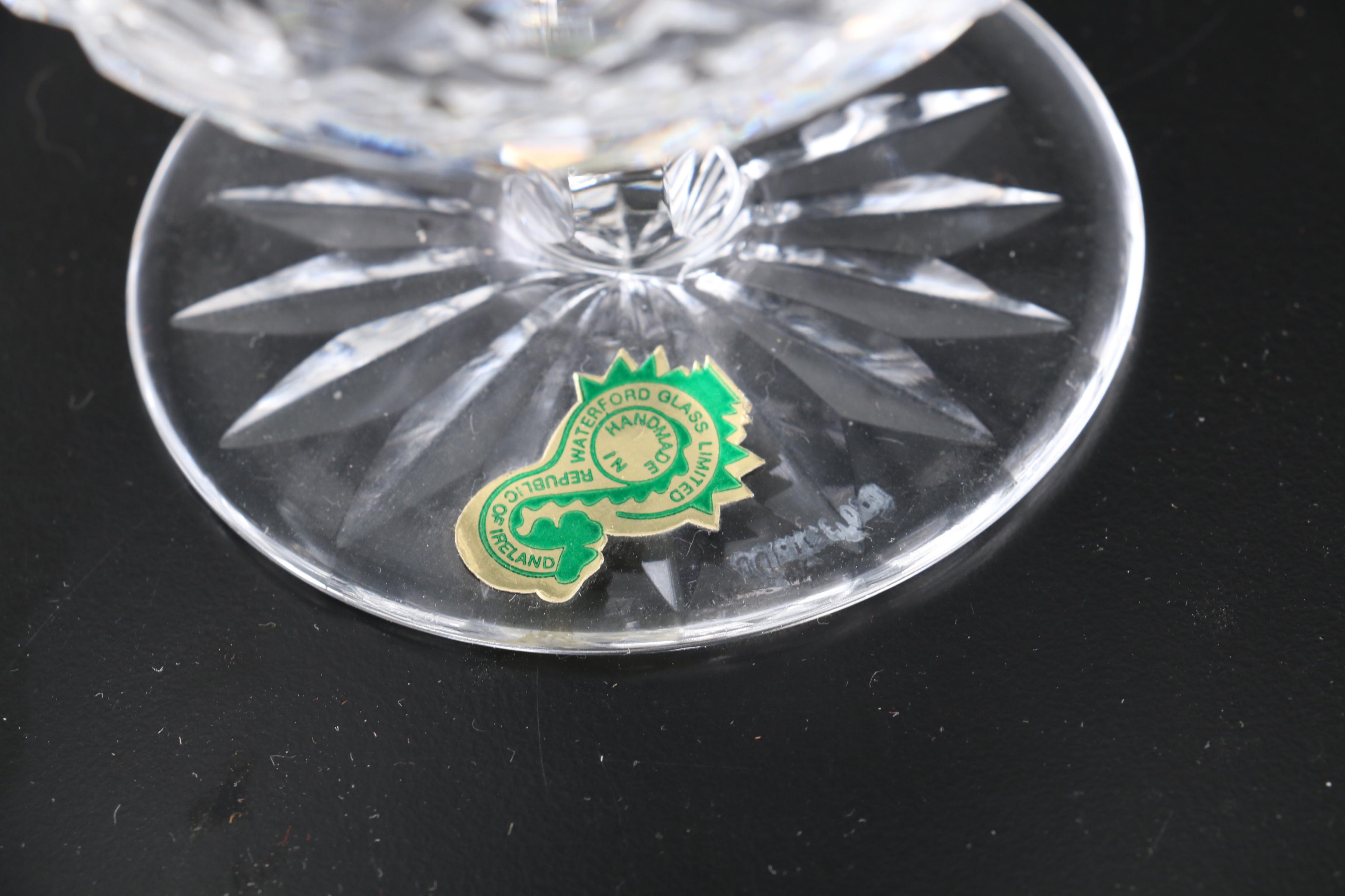 Waterford Crystal "Lismore" Brandy Glasses