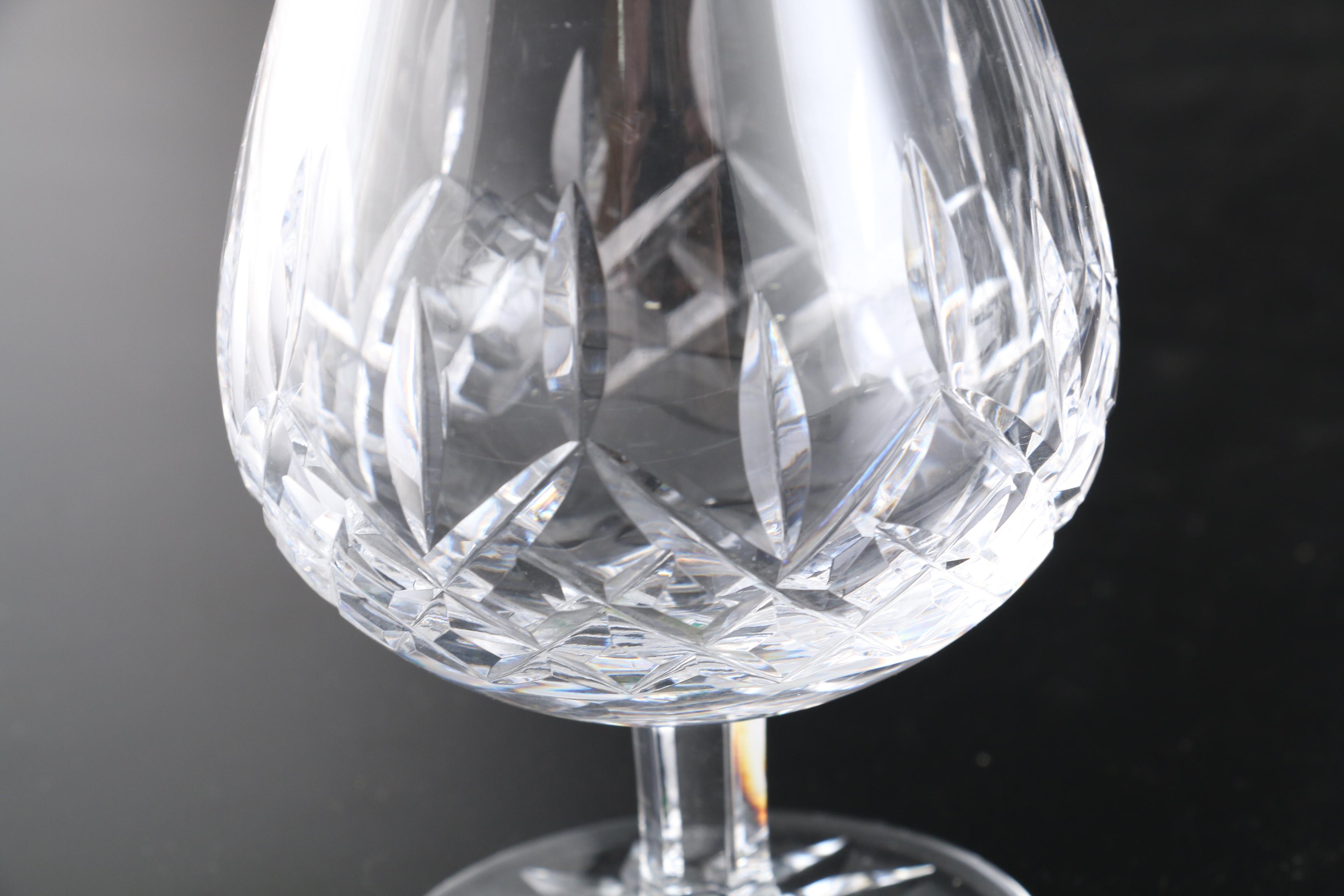 Waterford Crystal "Lismore" Brandy Glasses