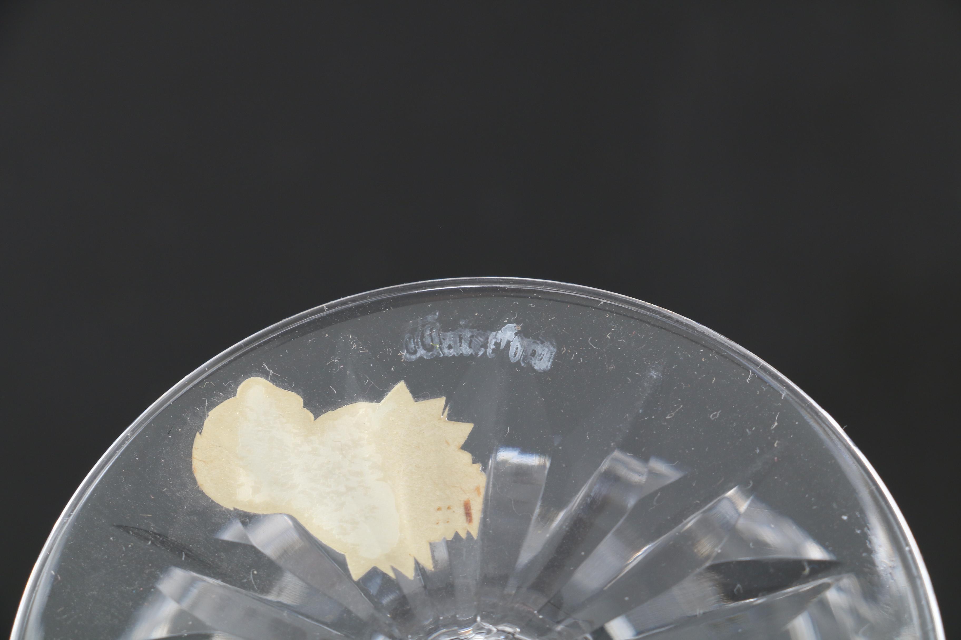 Waterford Crystal "Lismore" Brandy Glasses