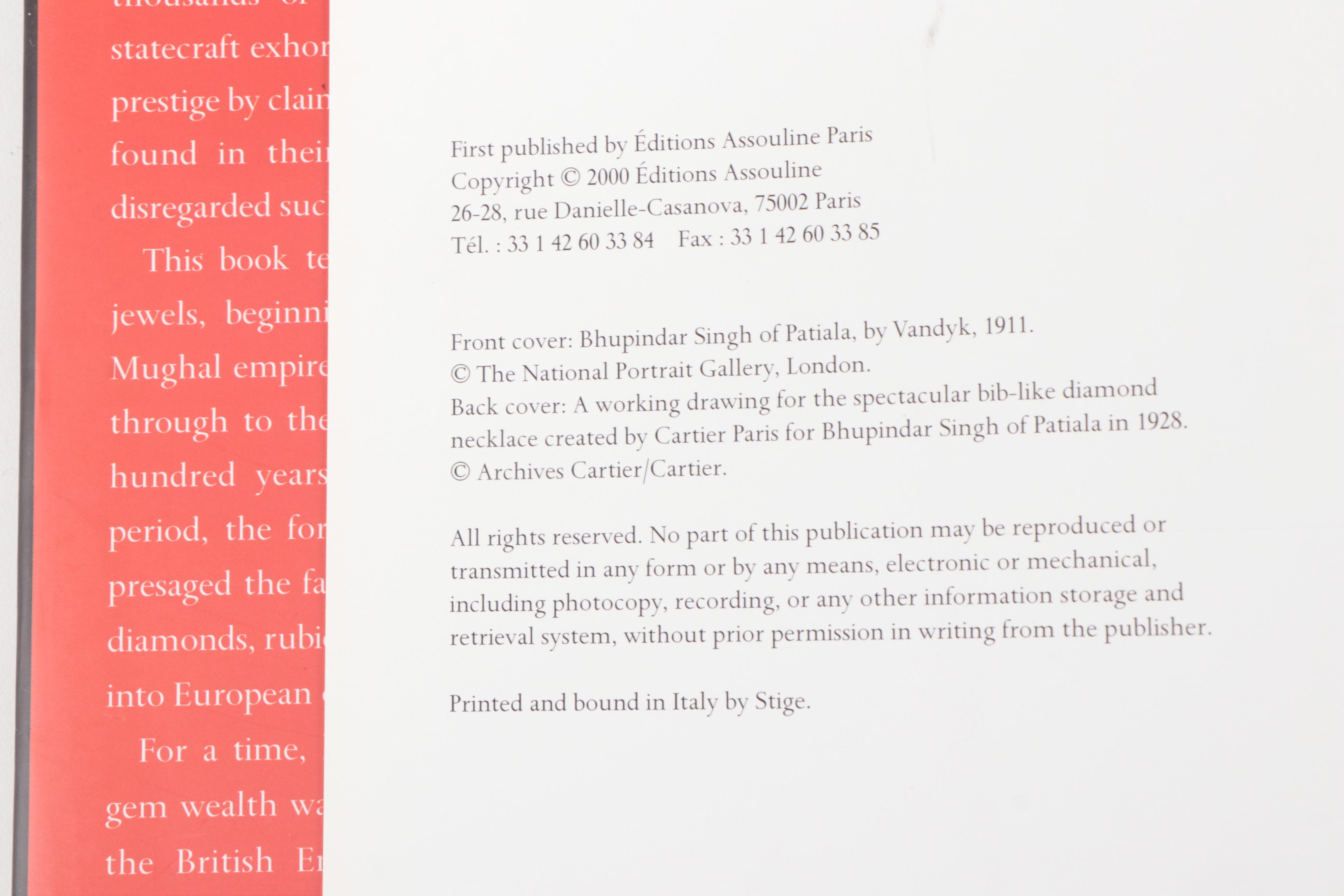 "Maharajas' Jewels" and "Indian Jewellery: Dance of the Peacock" Books