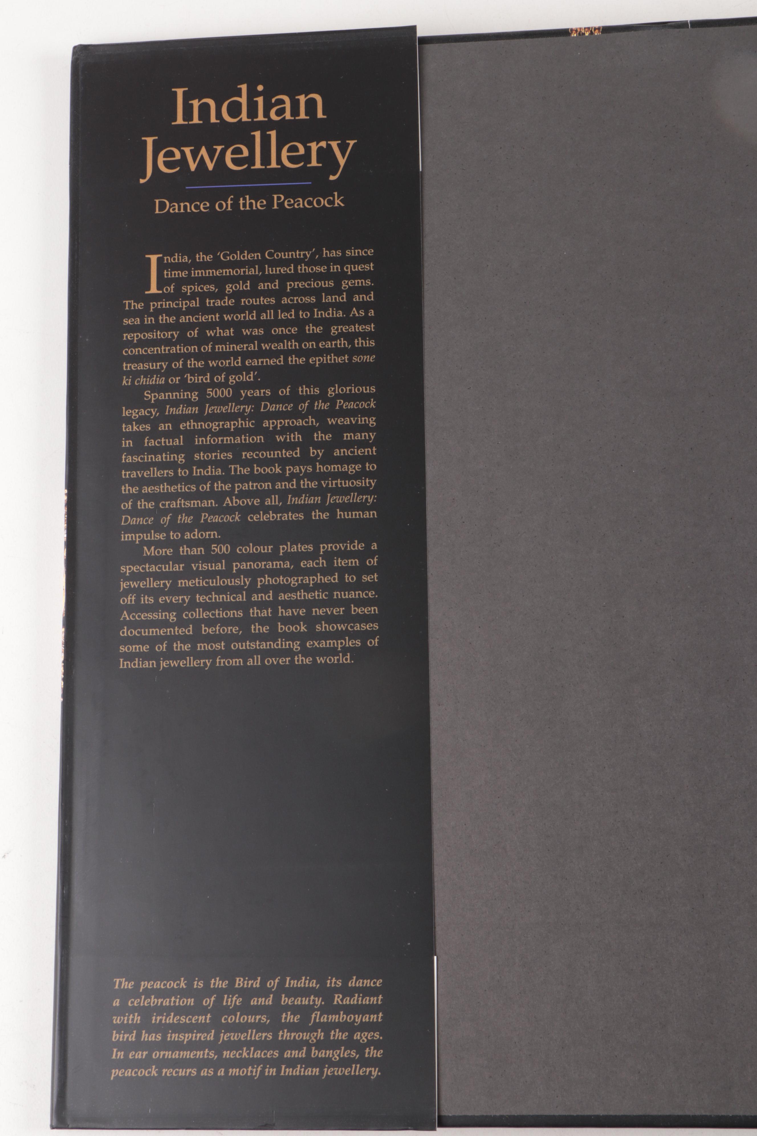 "Maharajas' Jewels" and "Indian Jewellery: Dance of the Peacock" Books