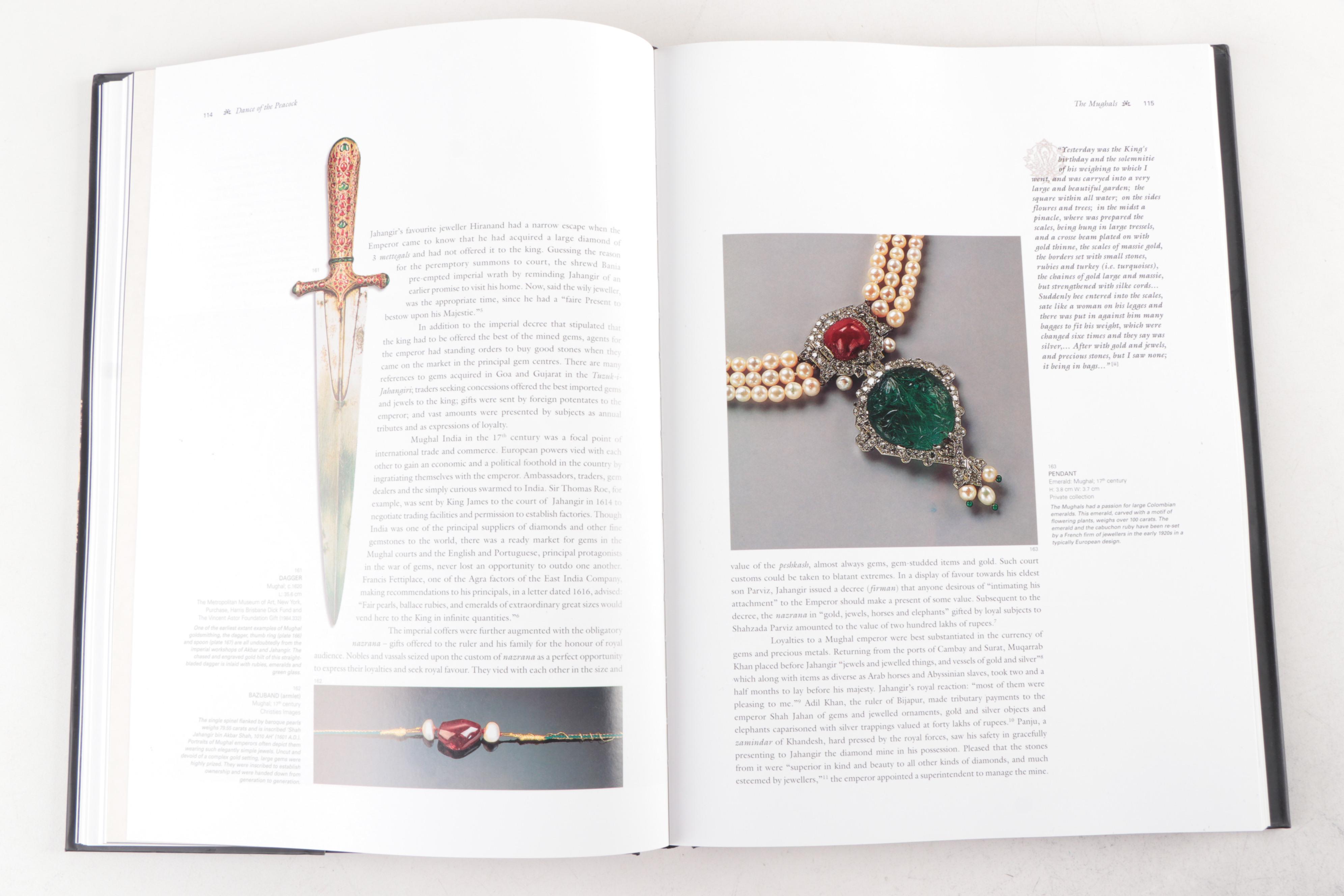 "Maharajas' Jewels" and "Indian Jewellery: Dance of the Peacock" Books