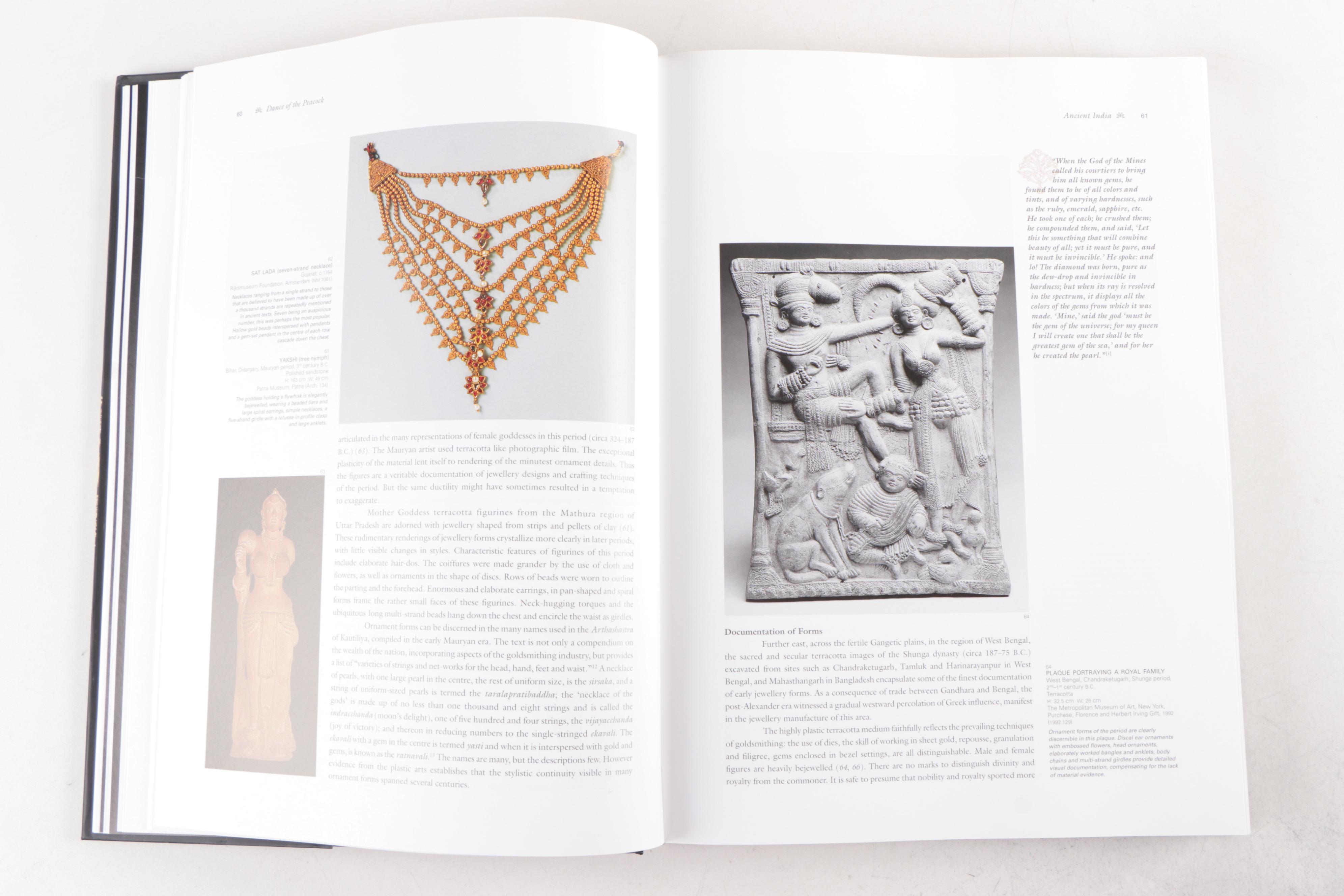 "Maharajas' Jewels" and "Indian Jewellery: Dance of the Peacock" Books