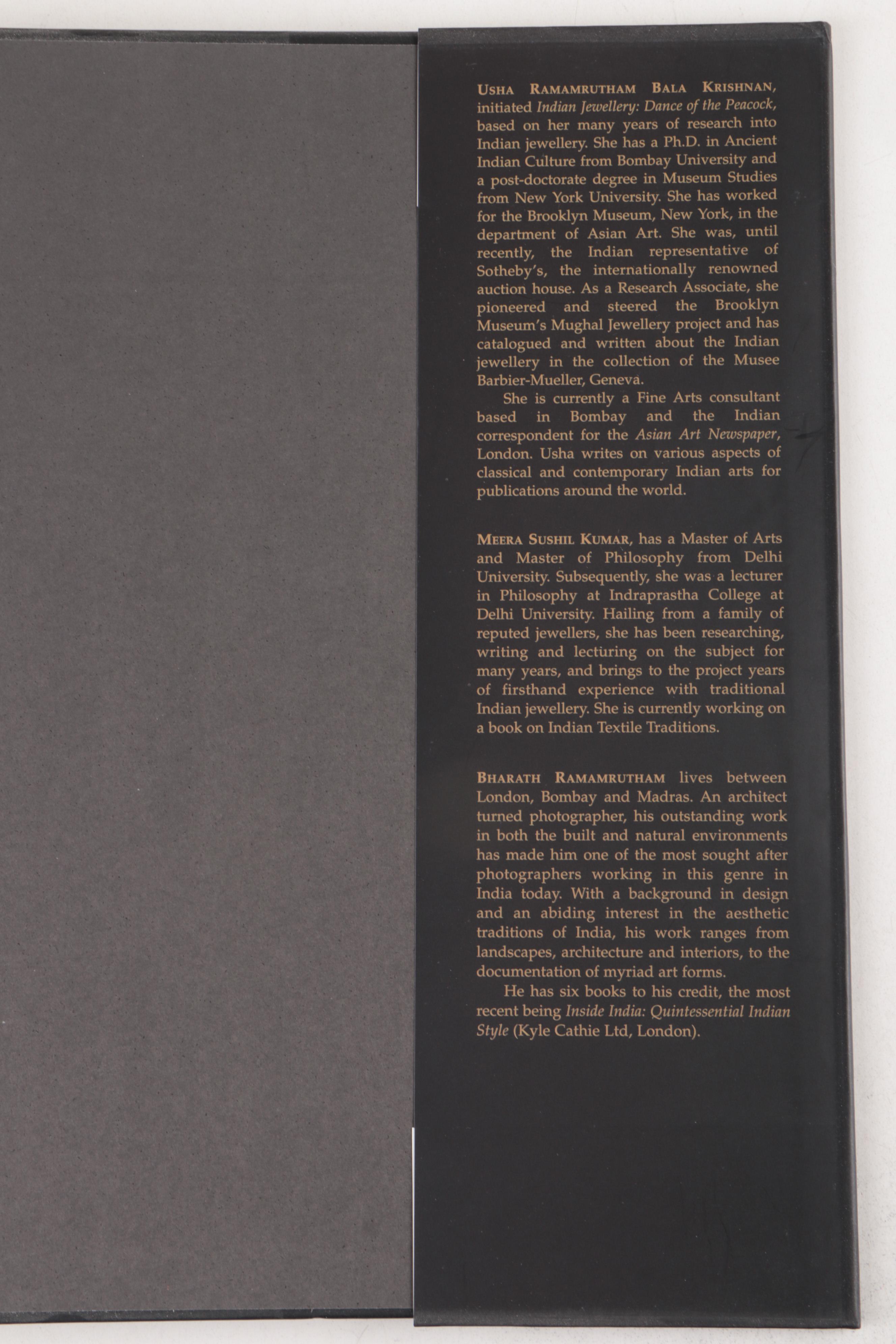 "Maharajas' Jewels" and "Indian Jewellery: Dance of the Peacock" Books