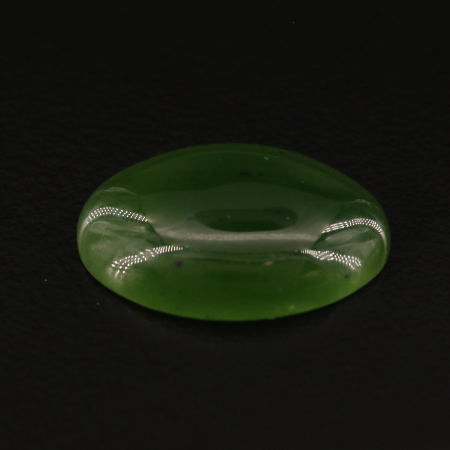 Loose Oval Nephrite Cabochon