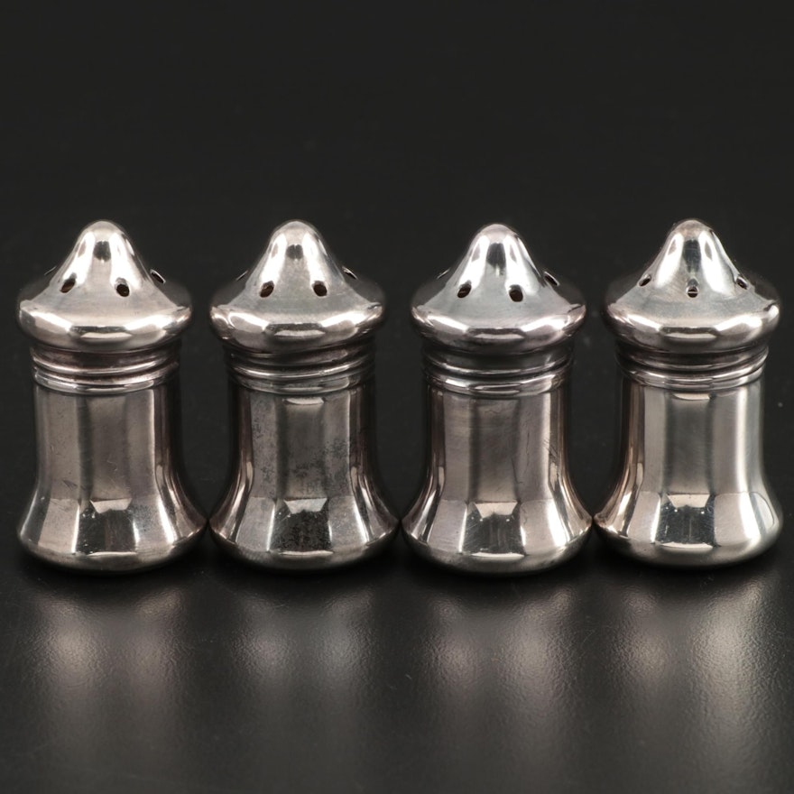 V. Lollo Sterling Silver Individual Salt and Pepper Shakers
