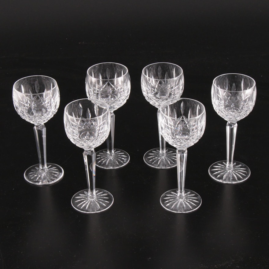 Waterford Crystal "Lismore" Wine Hock Glasses