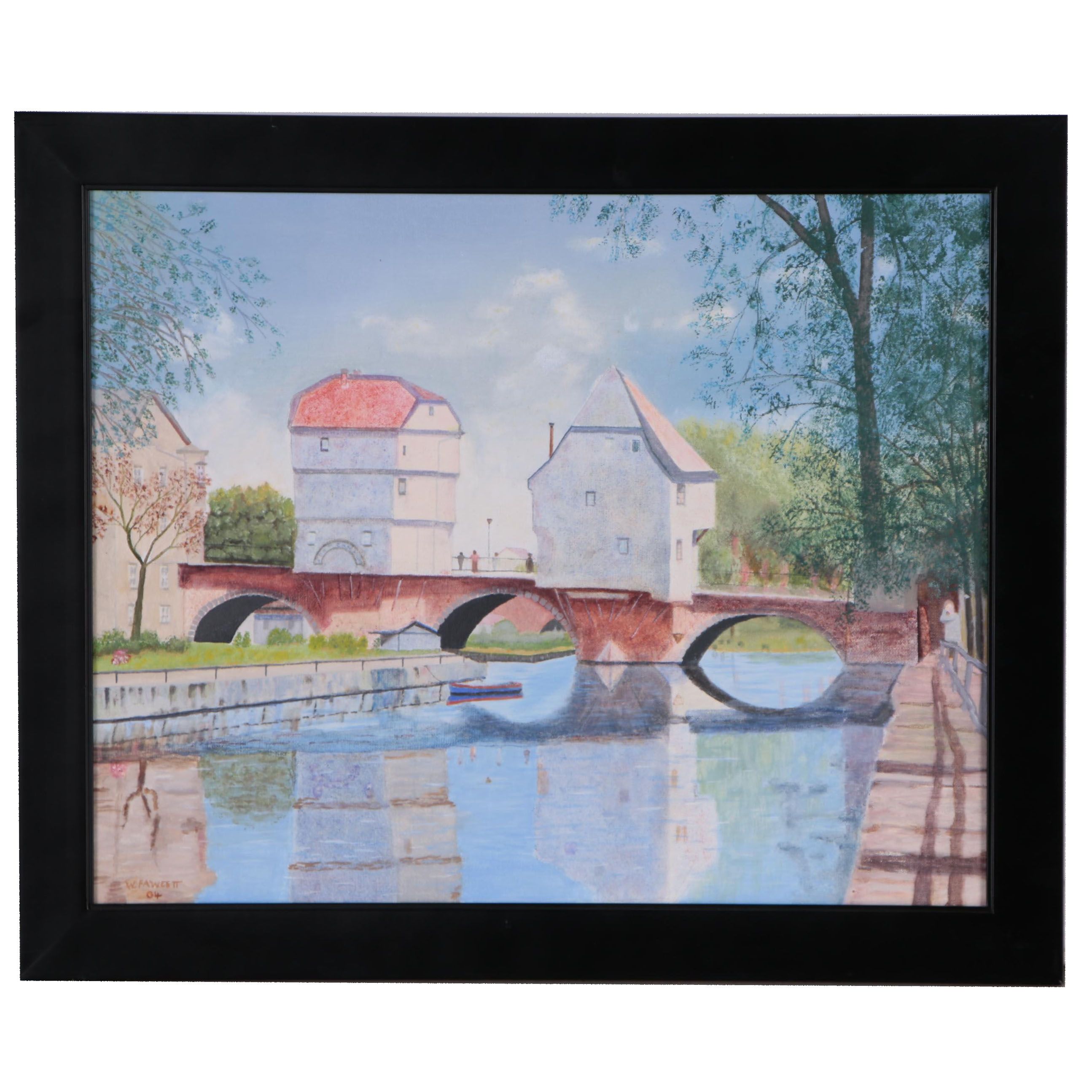 W. Fawcett Oil Painting, 2004