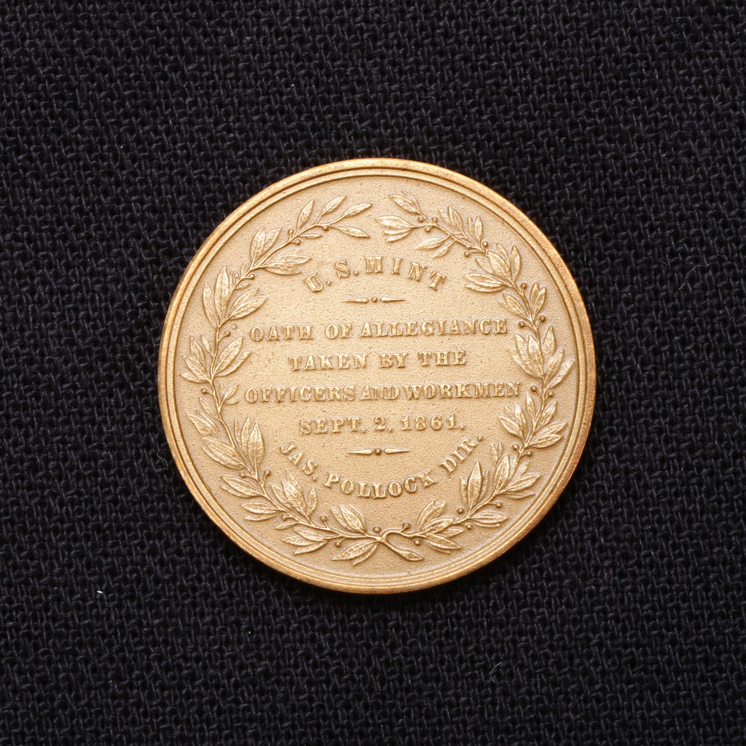 1861 (Restrike) George Washington "Oath of Allegiance" Medal, 20th Century