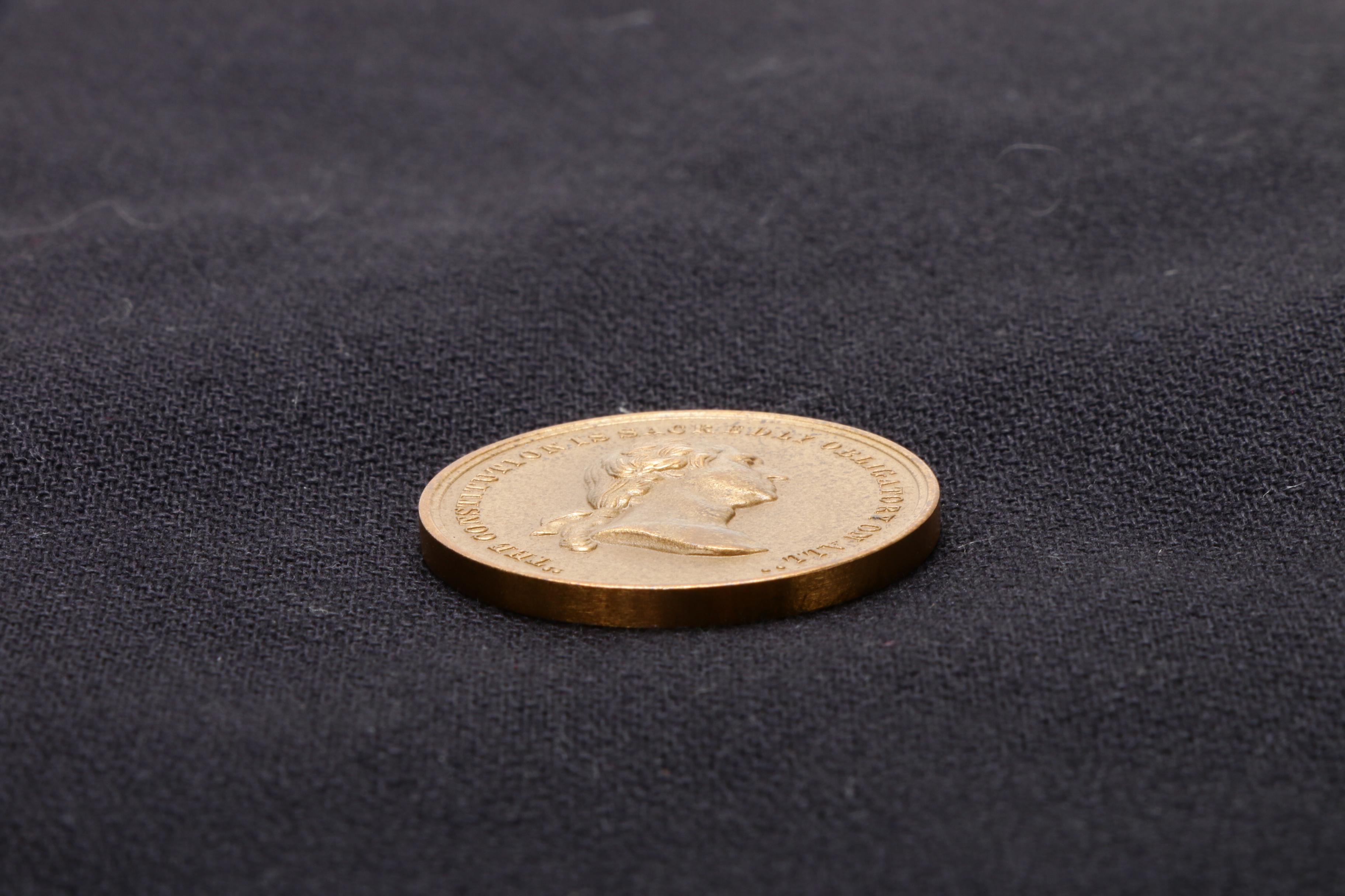 1861 (Restrike) George Washington "Oath of Allegiance" Medal, 20th Century