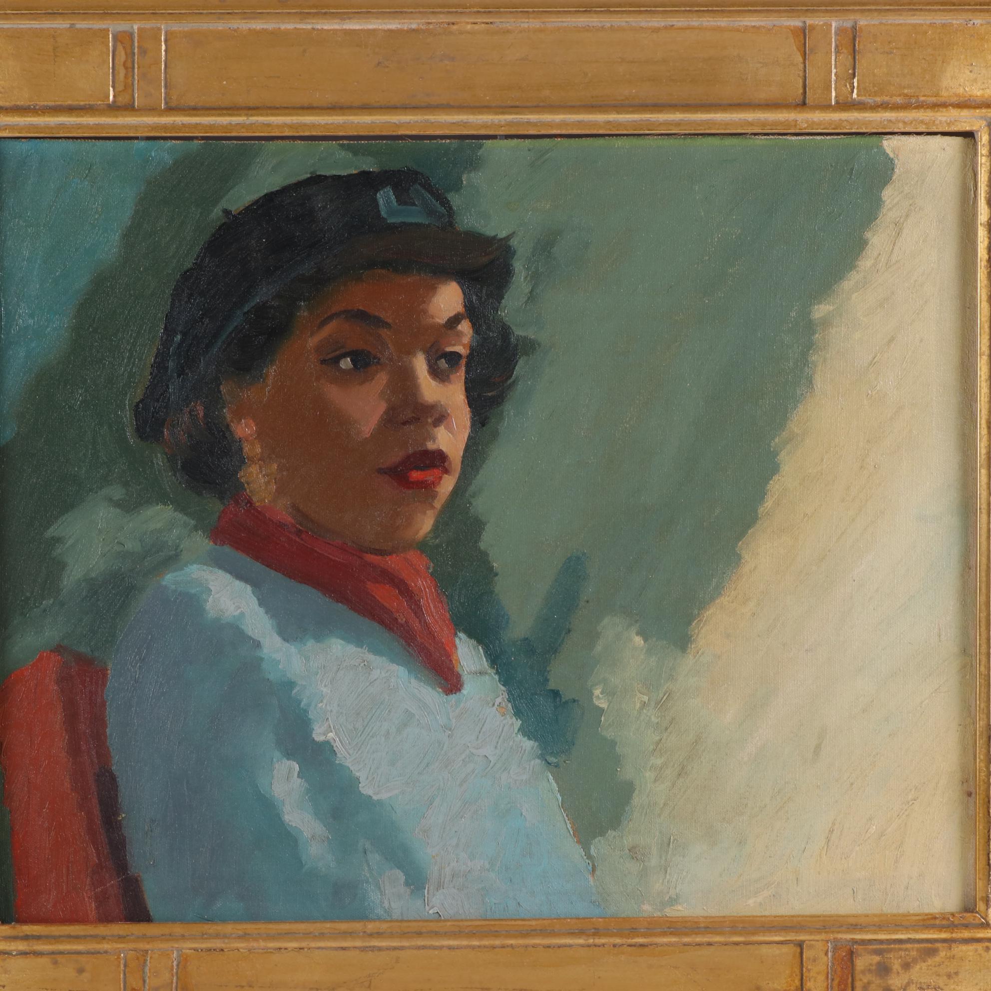 Oil Painting Portrait of Chloe Anthony Wofford (Toni Morrison)