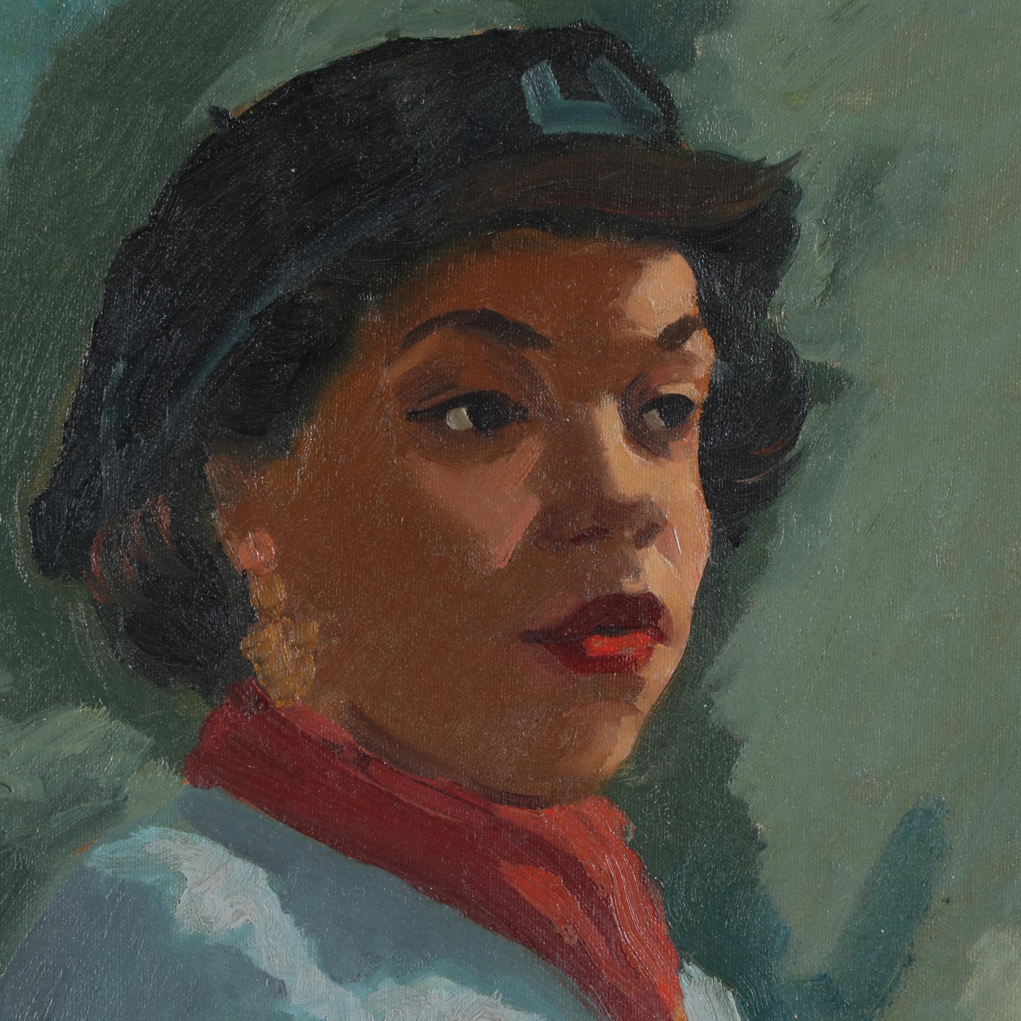 Oil Painting Portrait of Chloe Anthony Wofford (Toni Morrison)