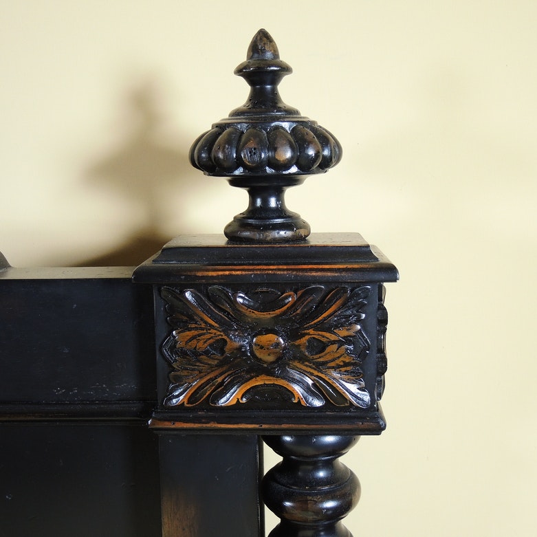 Restoration Hardware "French Empire" Black King Bed