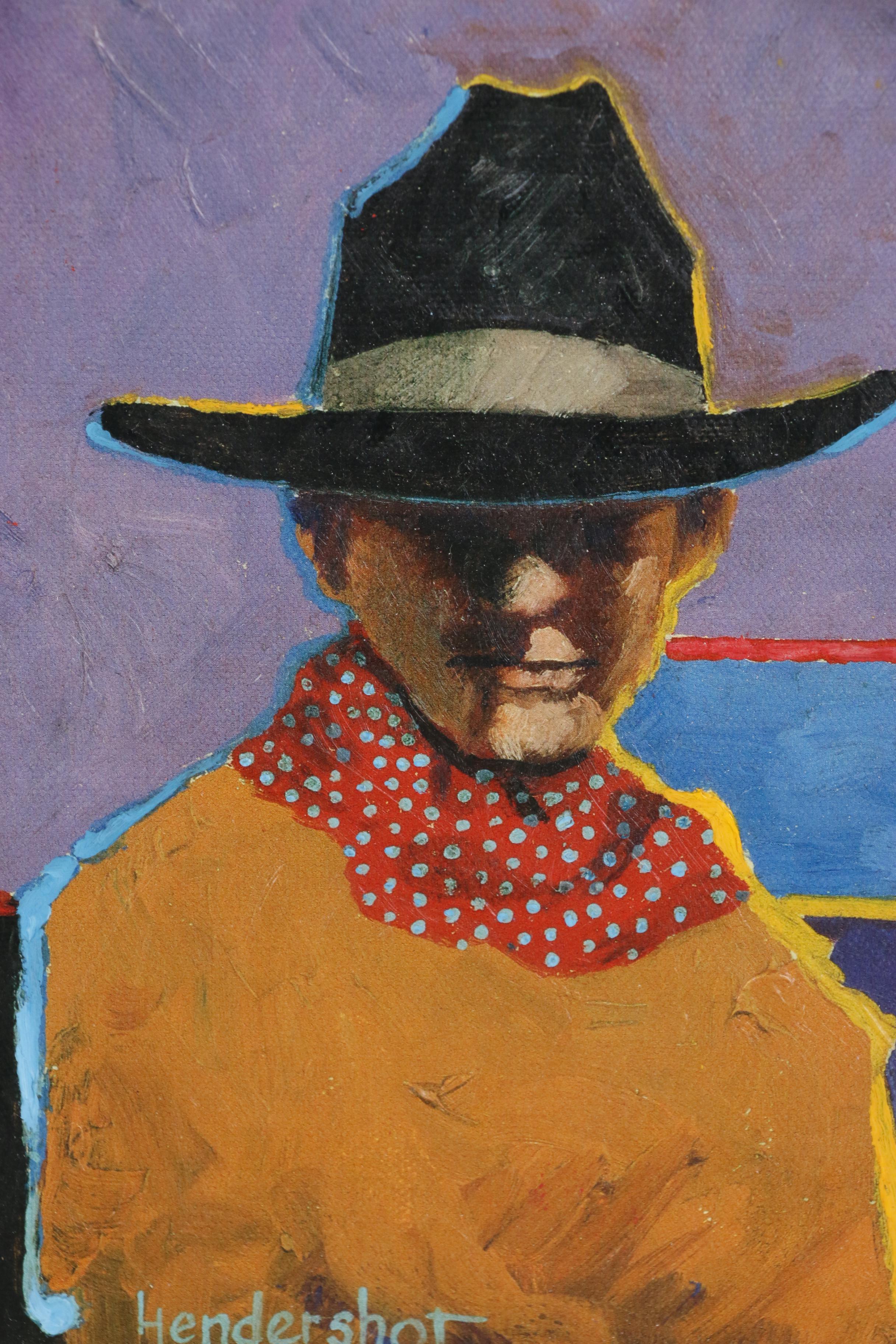 Embellished Giclées after Rex Hendershot of Cowboys