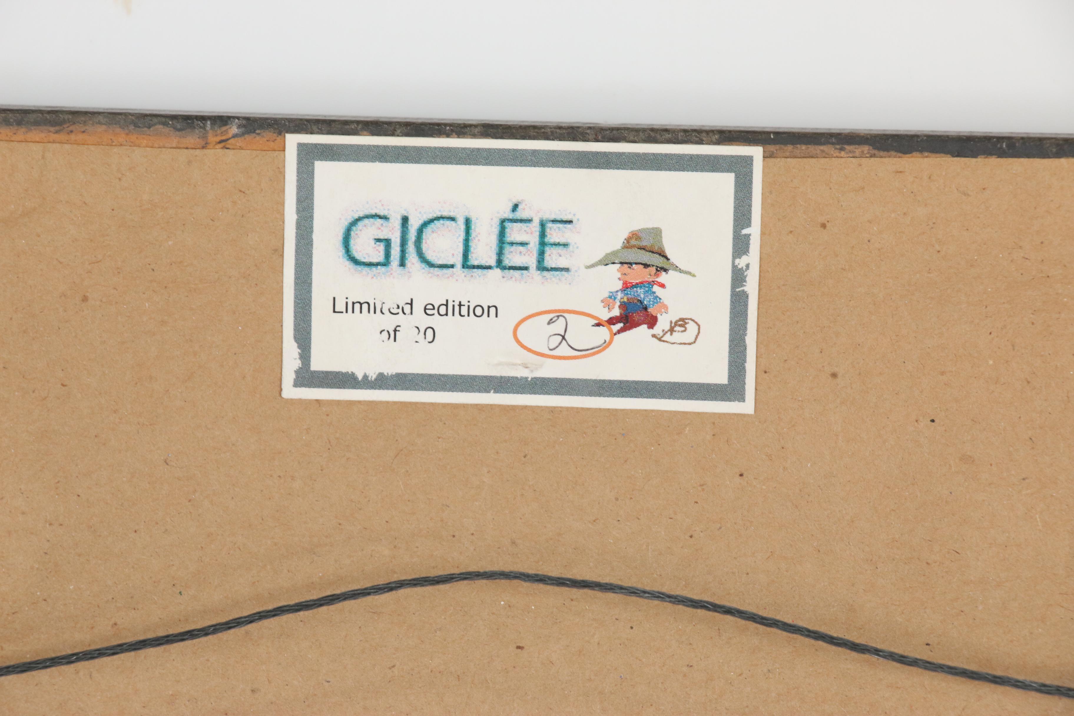 Embellished Giclées after Rex Hendershot of Cowboys