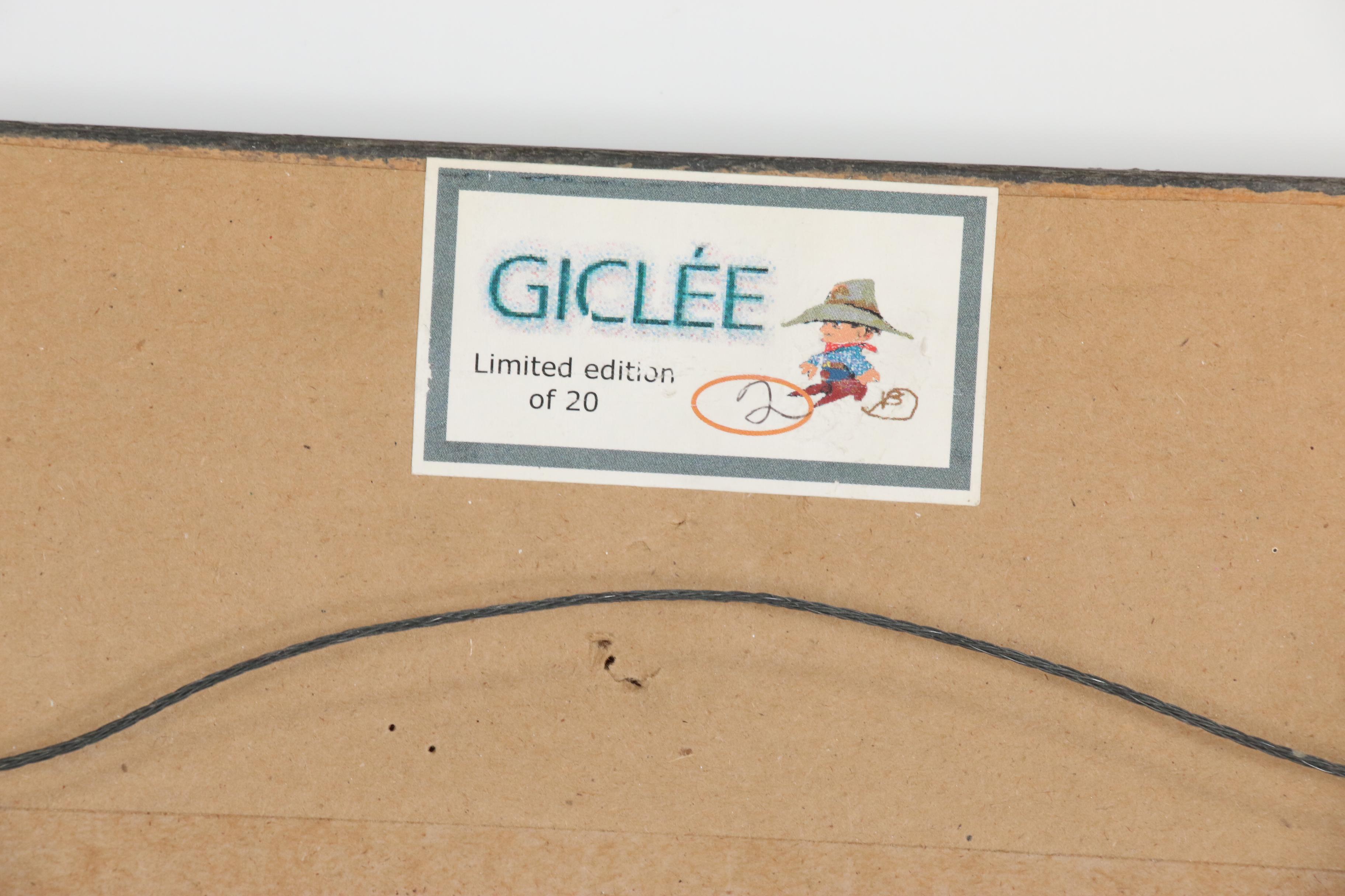 Embellished Giclées after Rex Hendershot of Cowboys