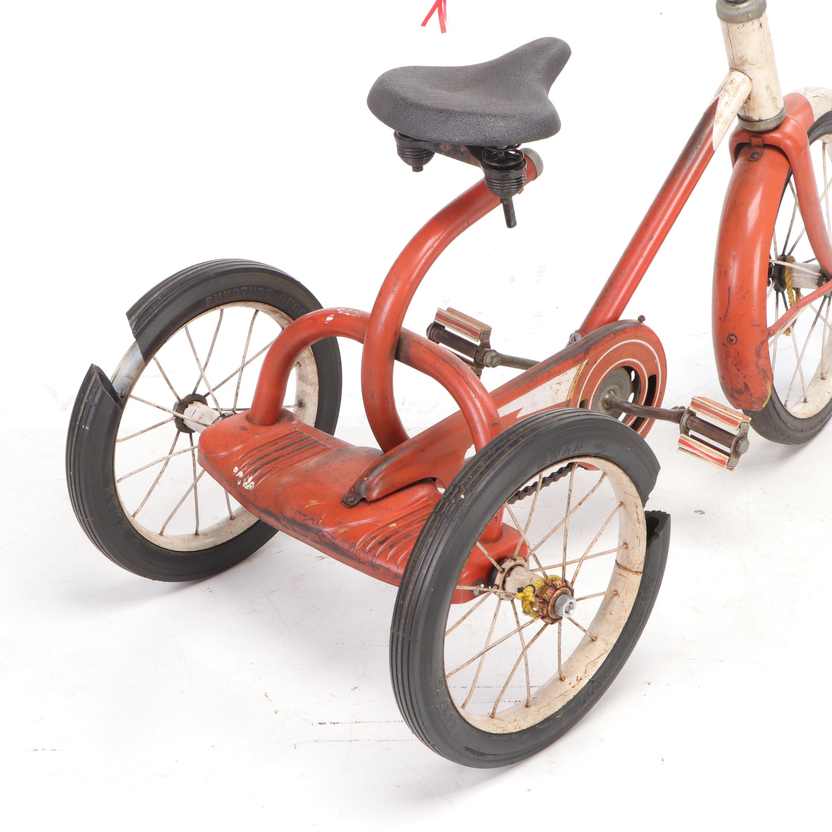 Chain Drive Tricycle with Extra Tire