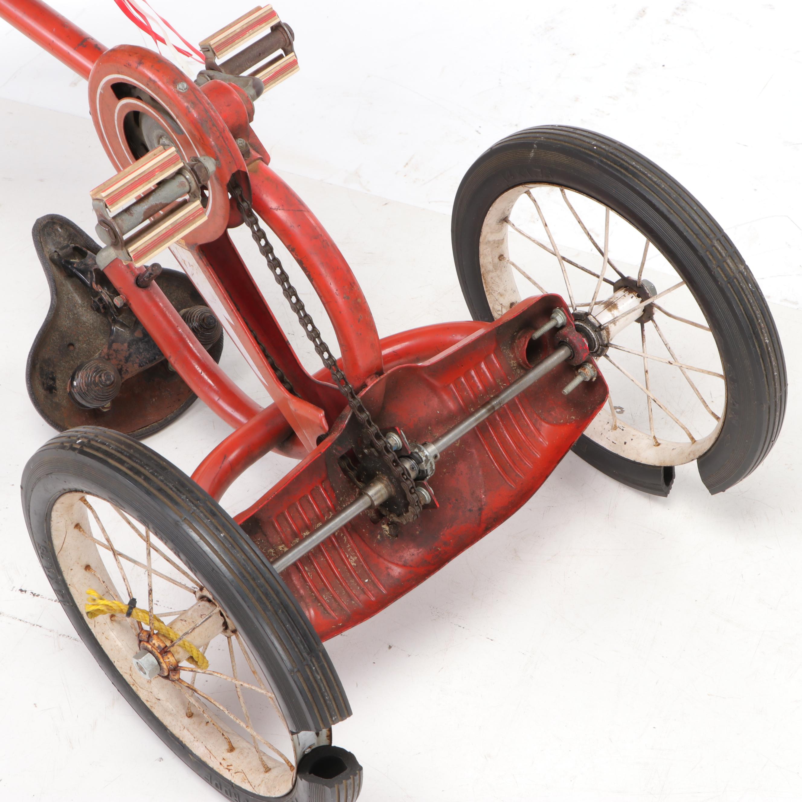 Chain Drive Tricycle with Extra Tire