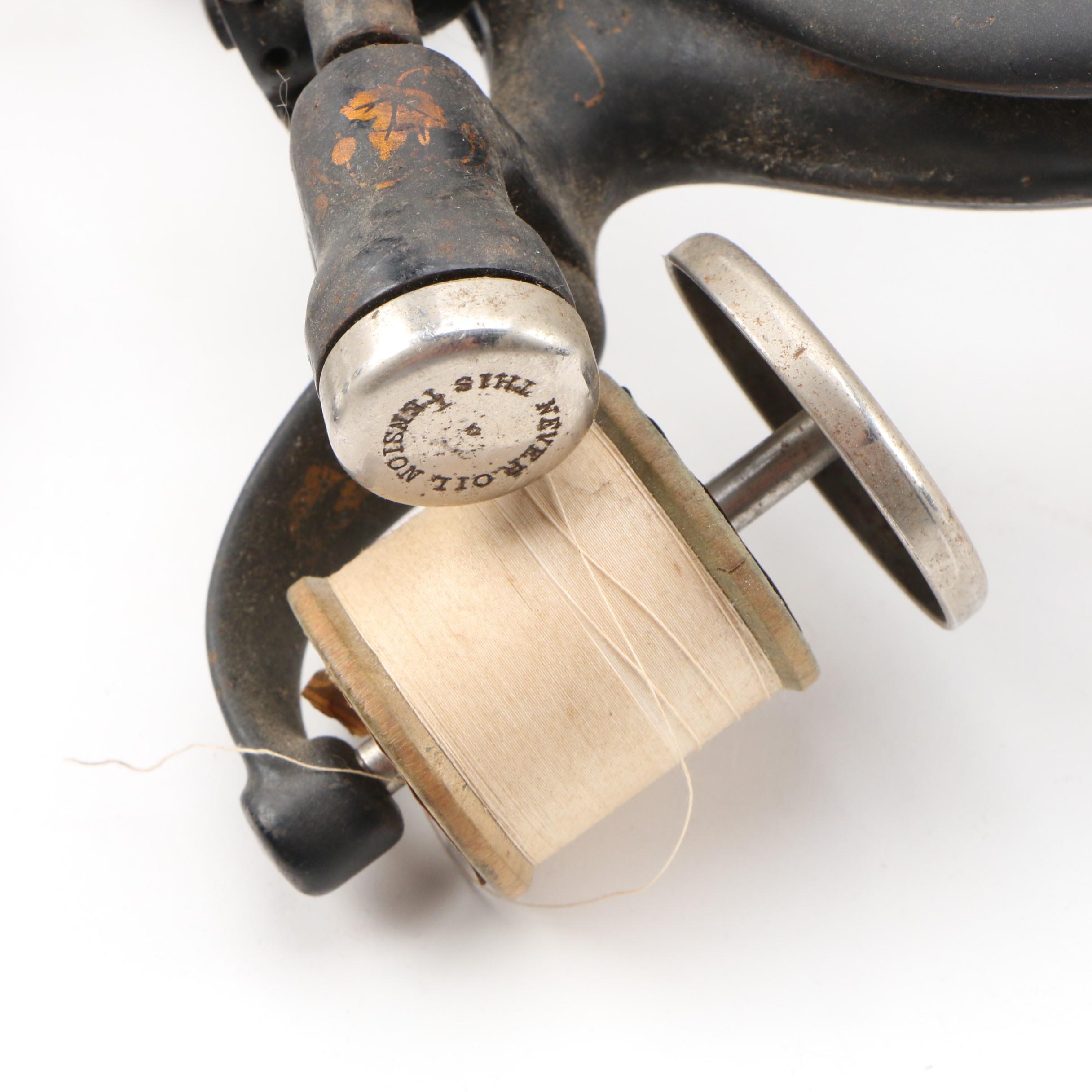 Willcox & Gibbs Sewing Machines and Foot Pedal, Late 19th Century