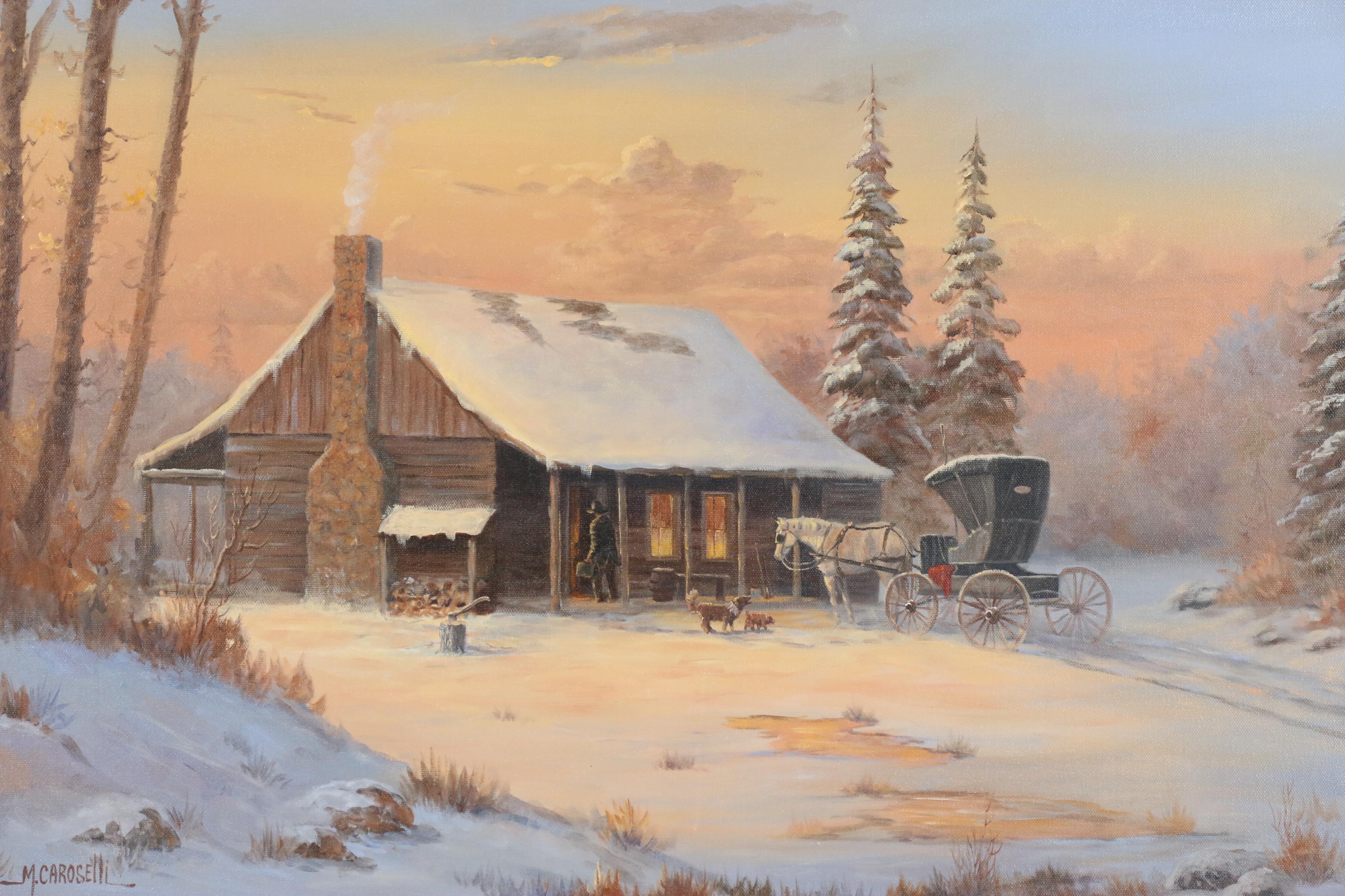 Marianne Caroselli Oil Painting "Second Barn"