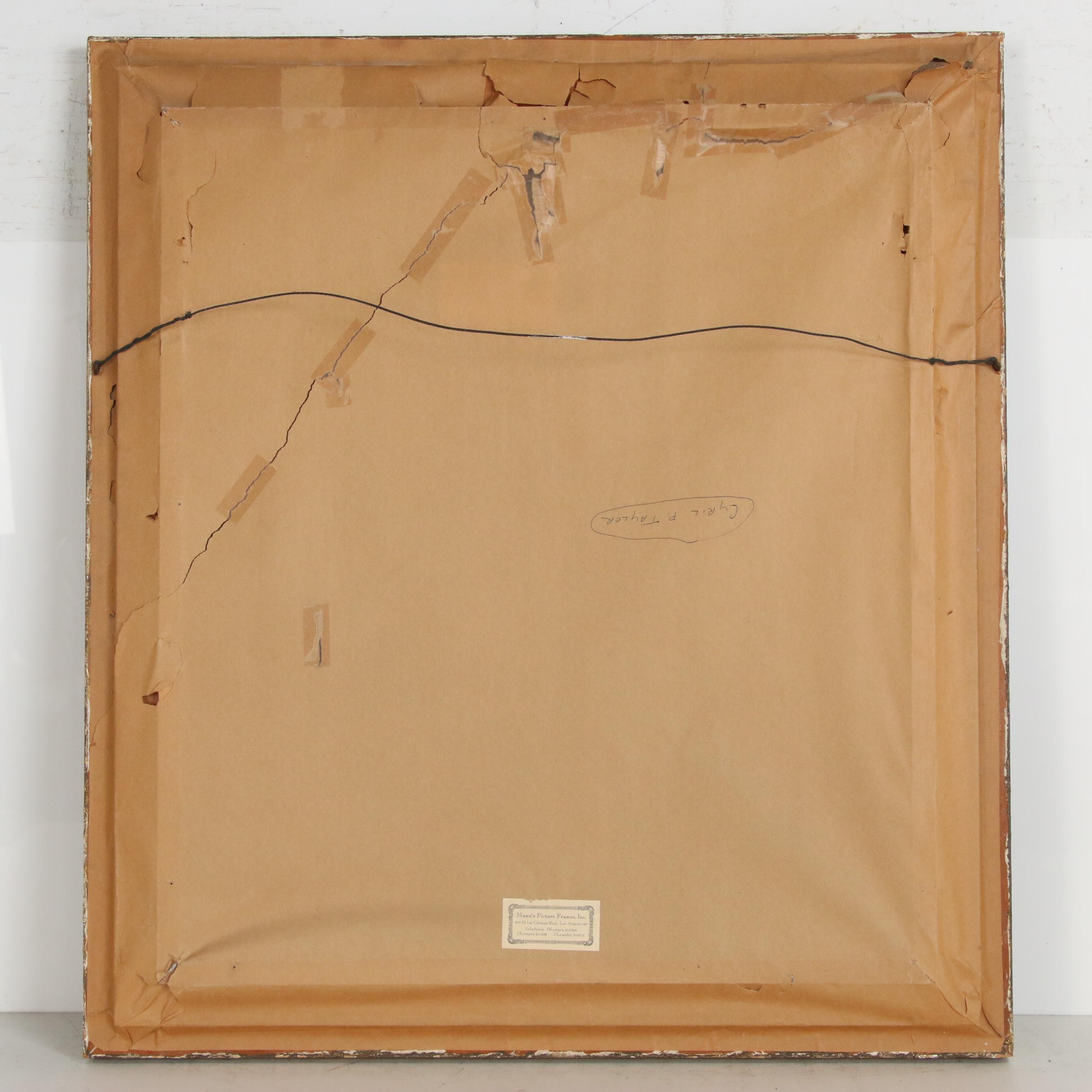 Arthur D. Thomas Nautical Oil Painting, 1957