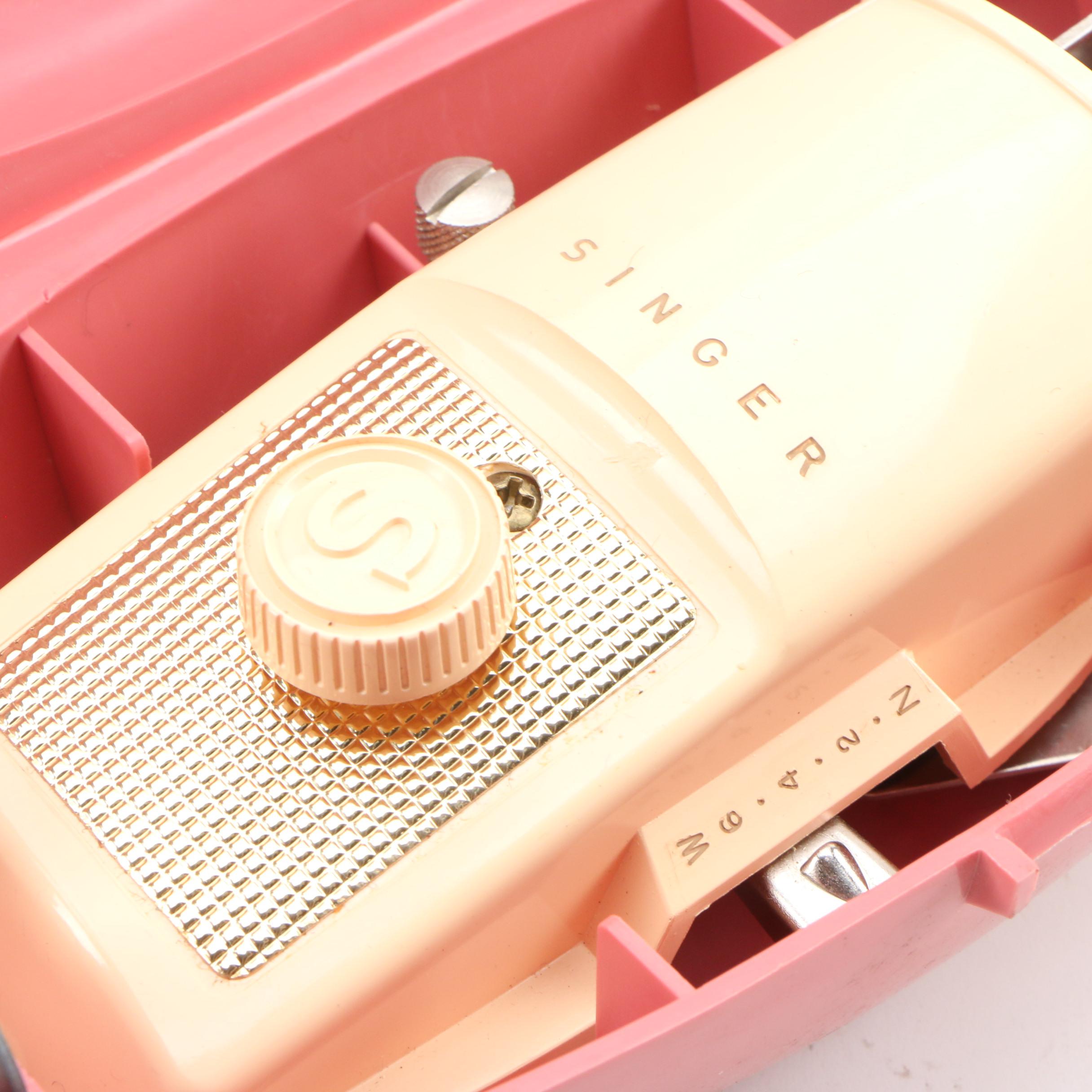 Singer Slant-O-Matic 500A "Rocketeer" Sewing Machine, 1960s