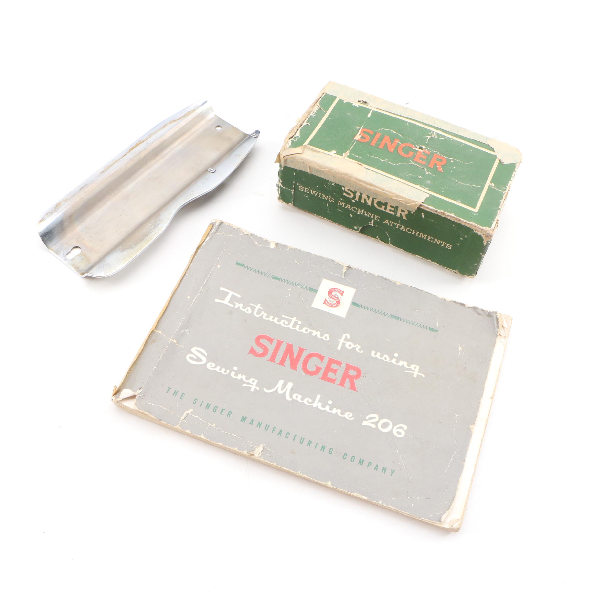 Singer Model 206 Sewing Machine, Mid-20th Century